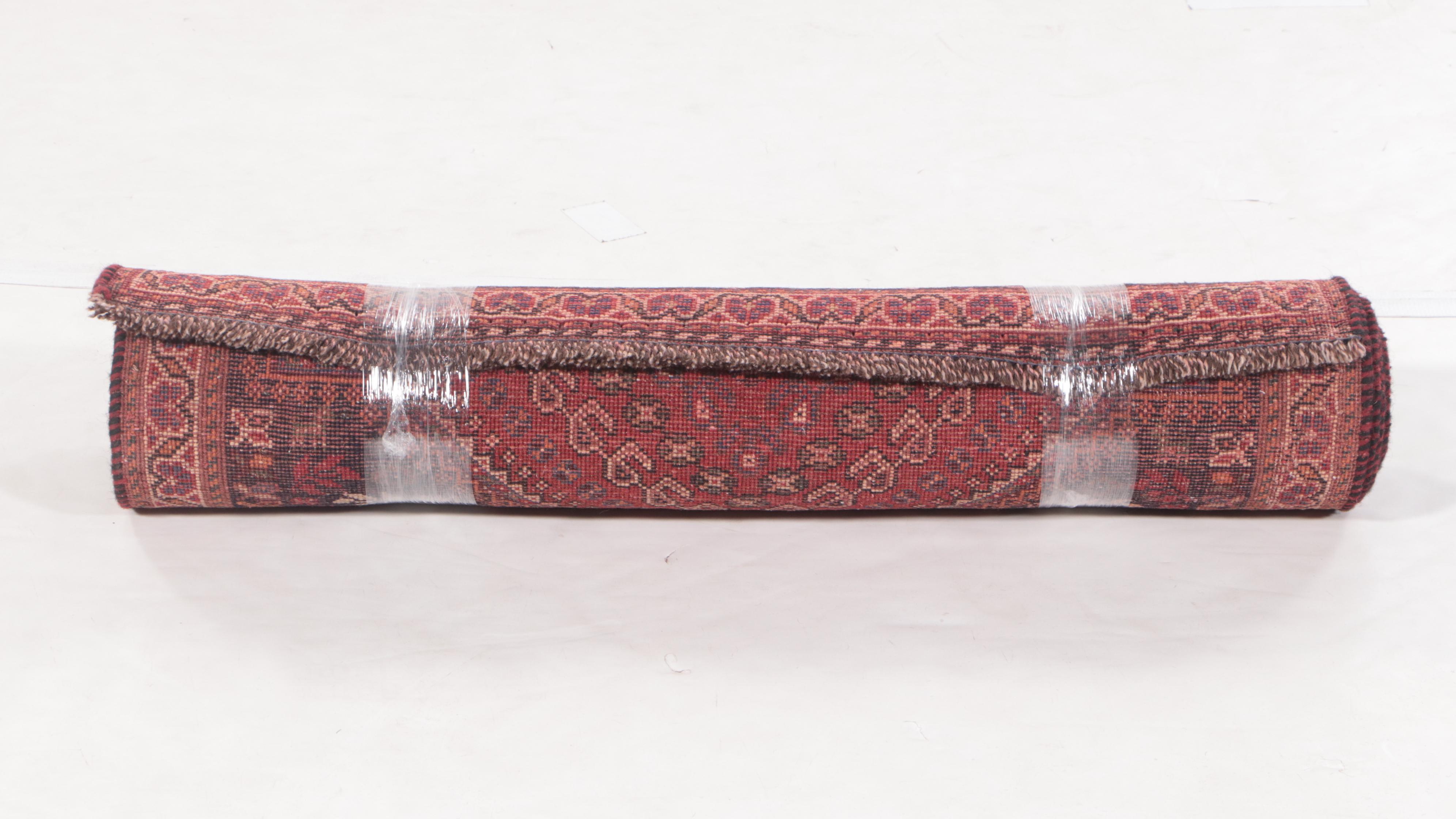 3'1 x 9'4 Hand-Knotted Persian Qashqai Long Rug