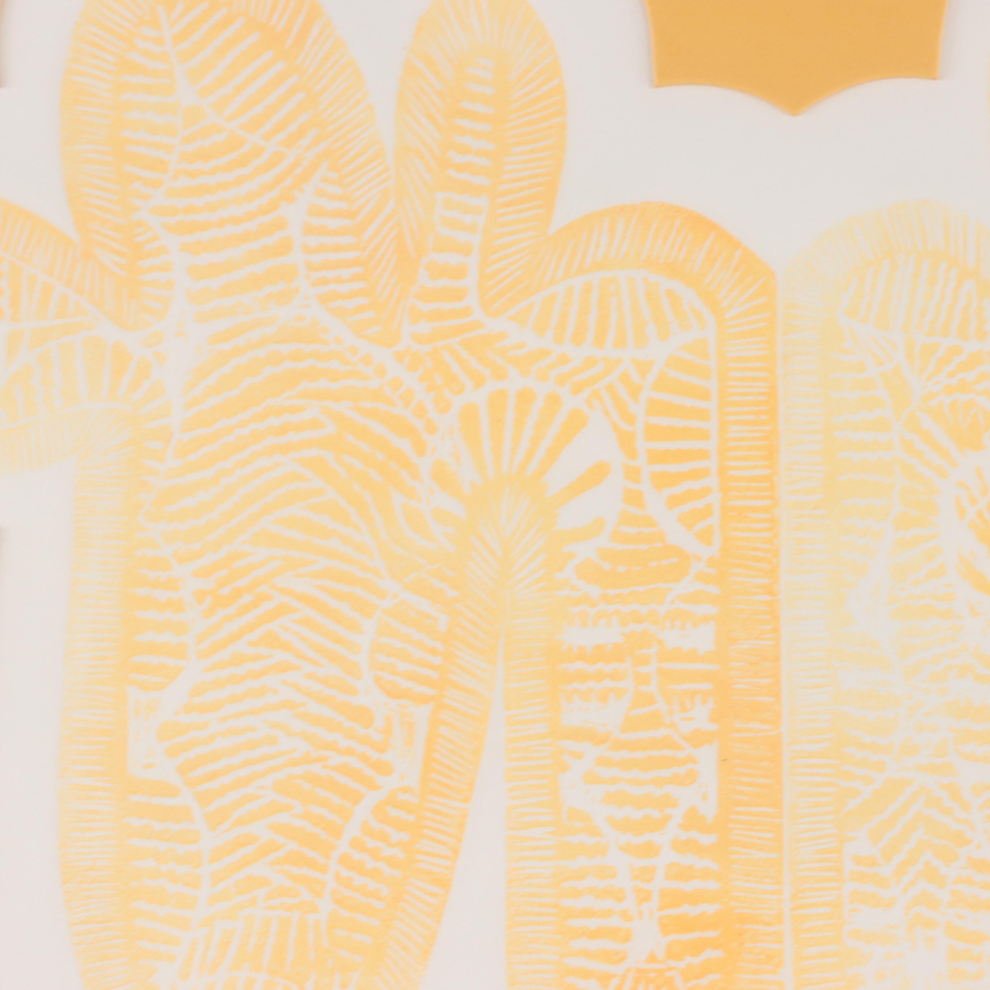 Shirley Eisman Collagraph "Quartet," 1973