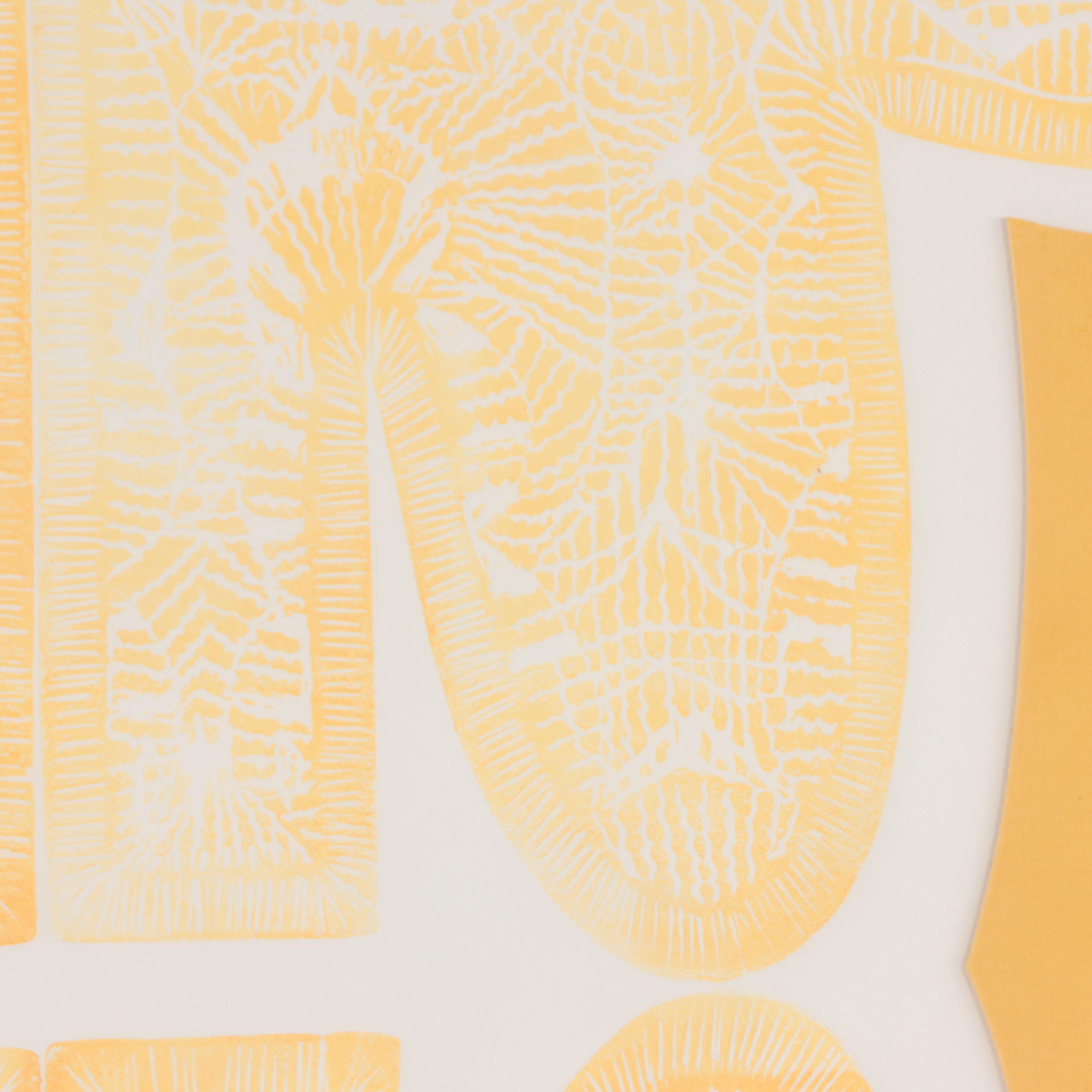 Shirley Eisman Collagraph "Quartet," 1973