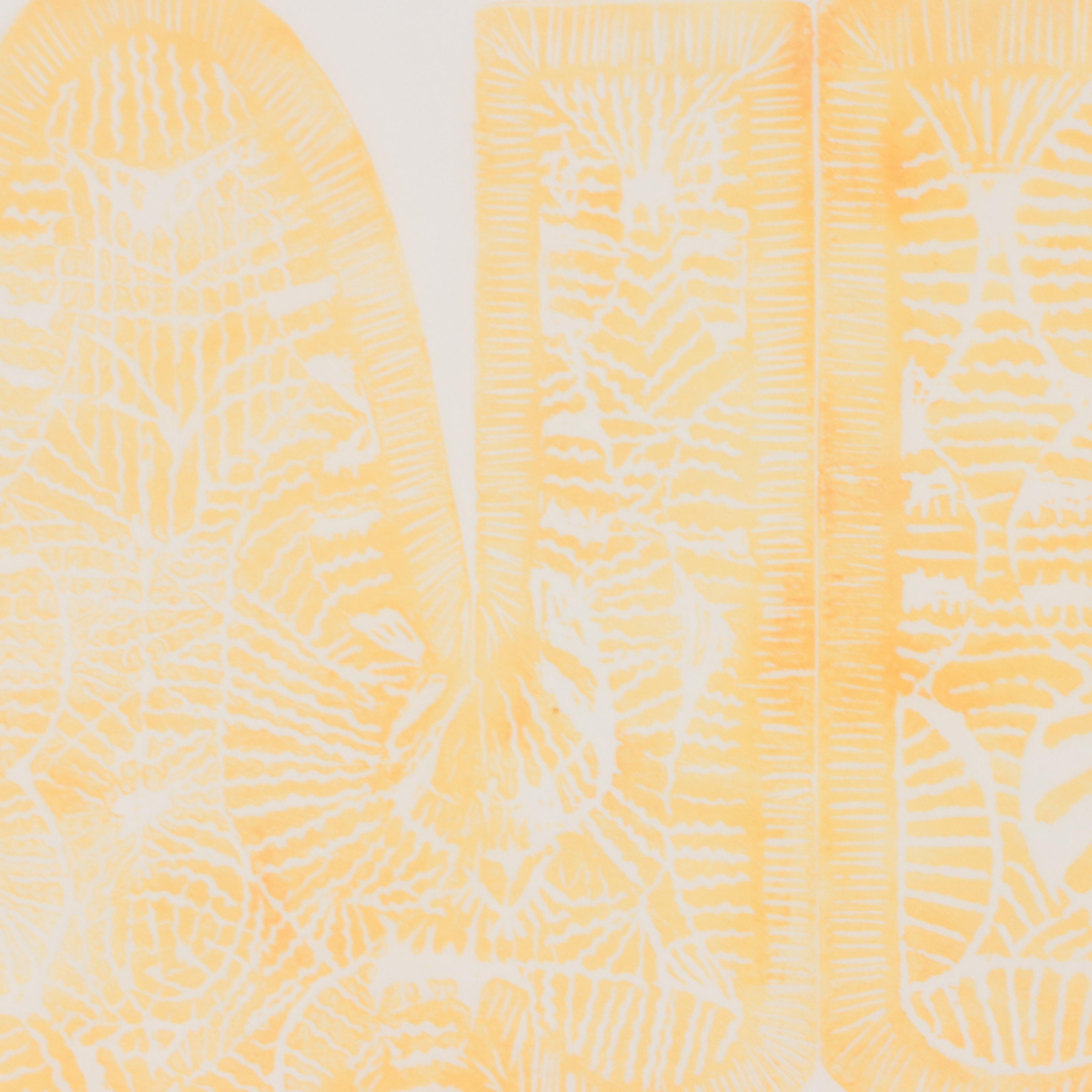 Shirley Eisman Collagraph "Quartet," 1973