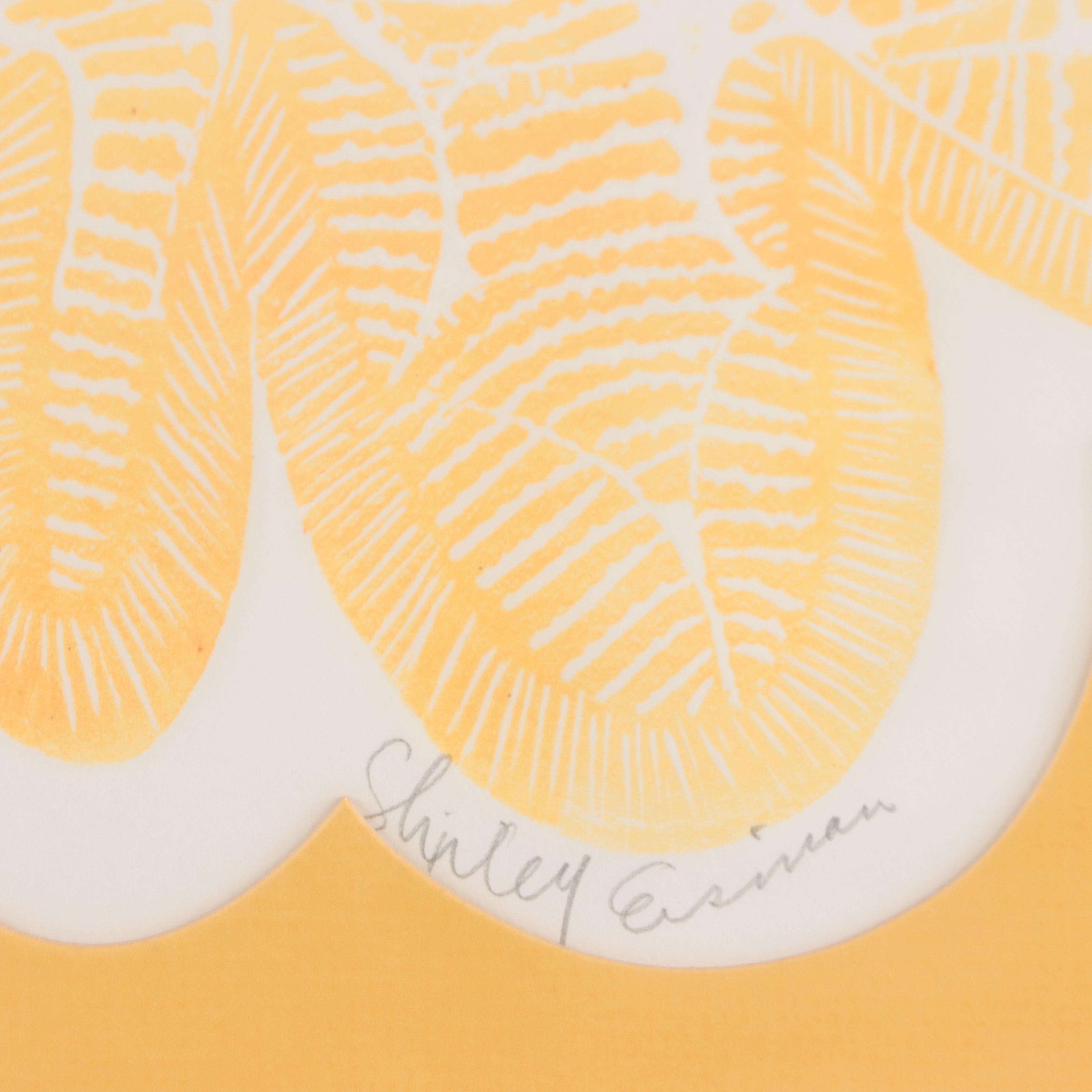 Shirley Eisman Collagraph "Quartet," 1973