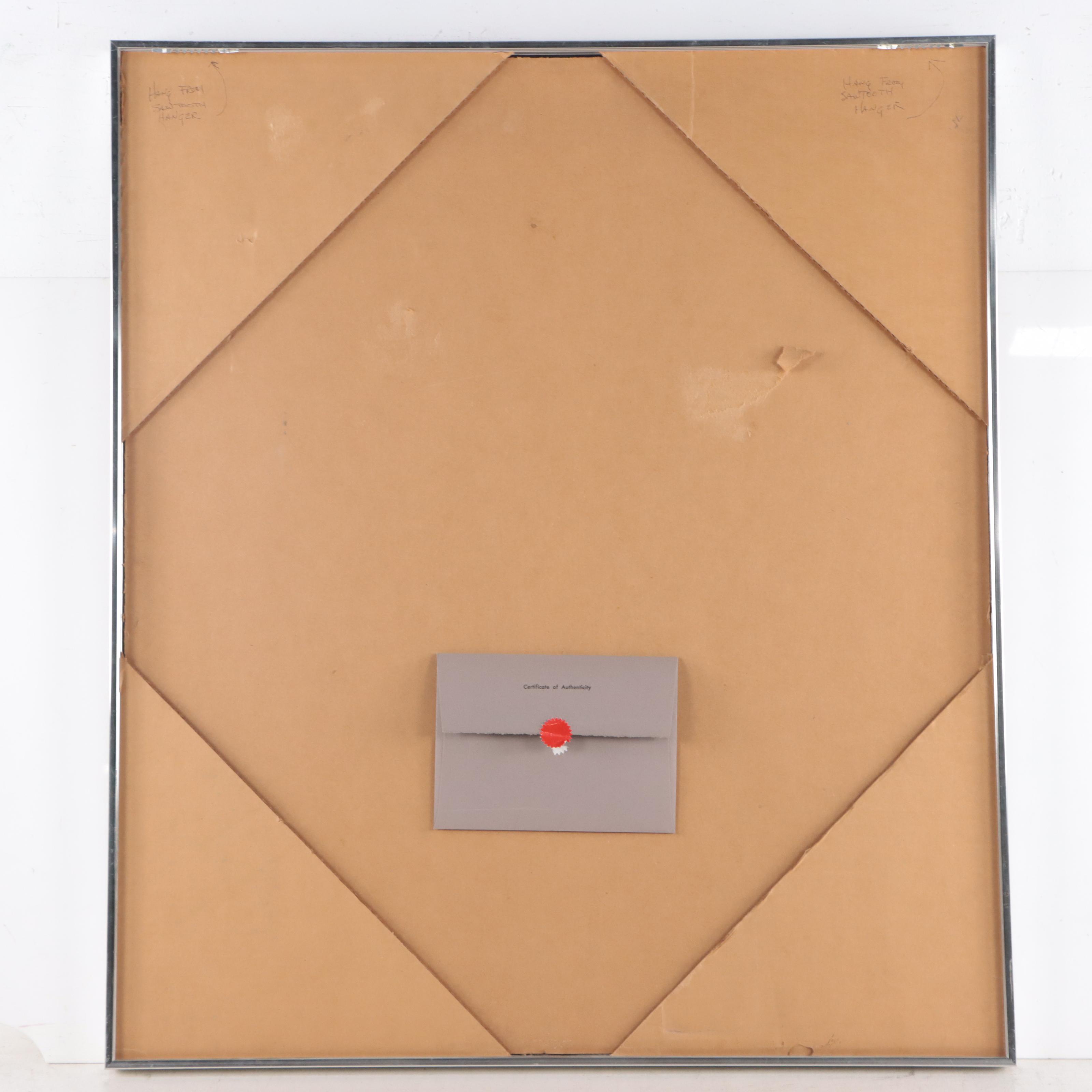 Shirley Eisman Collagraph "Quartet," 1973