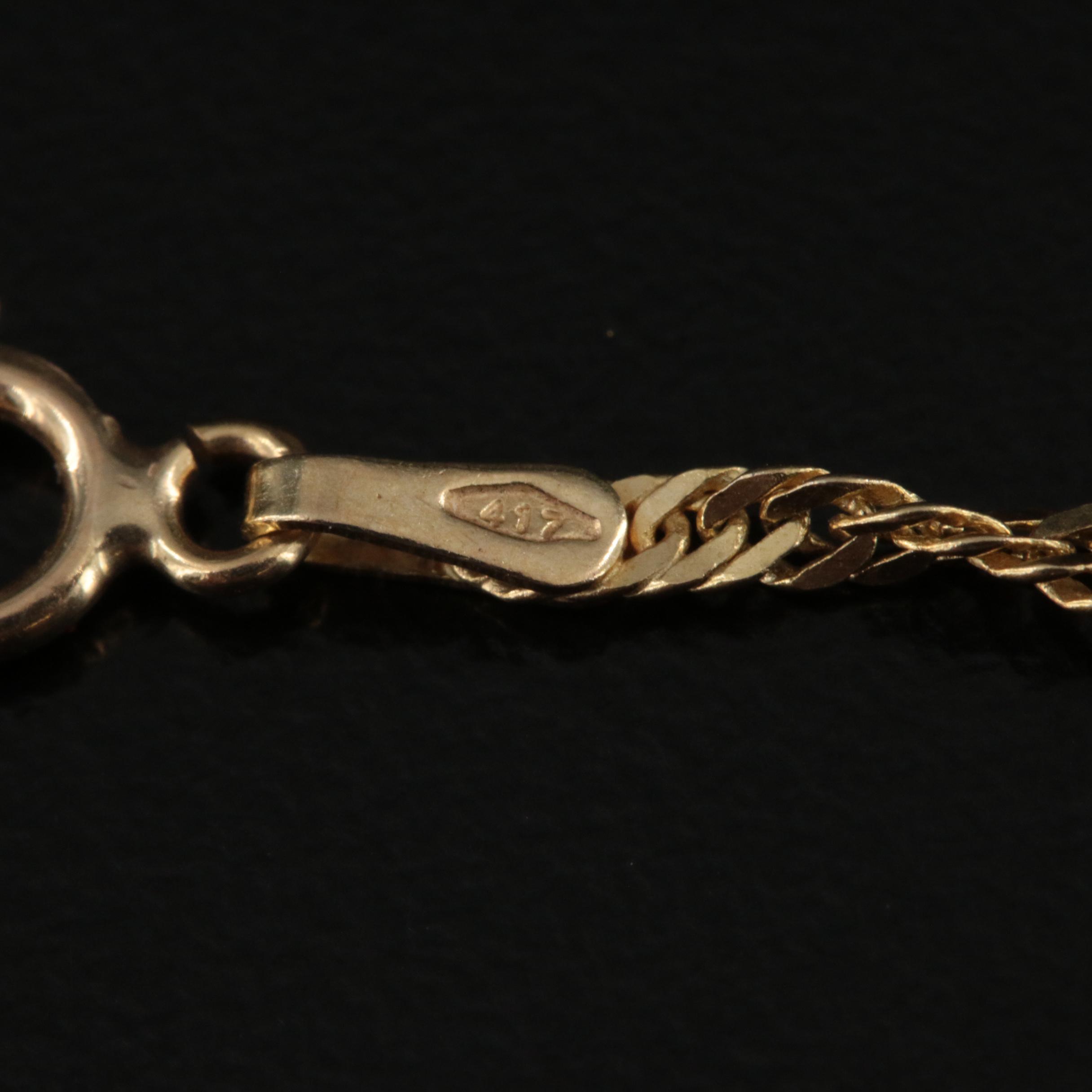 10K Singapore Chain Necklace