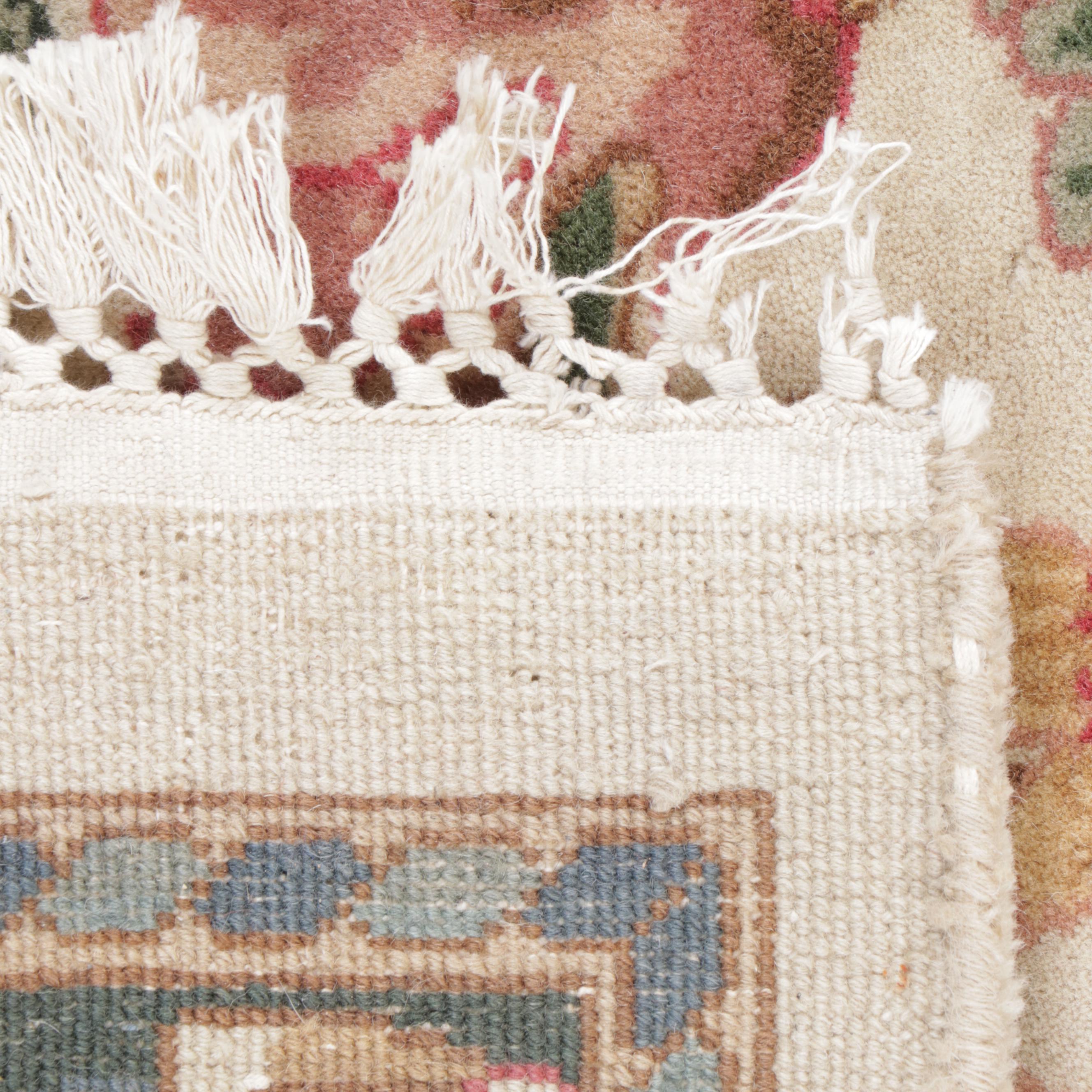 9'1 x 12'8 Hand-Knotted Sino-Persian Tabriz Room Sized Rug