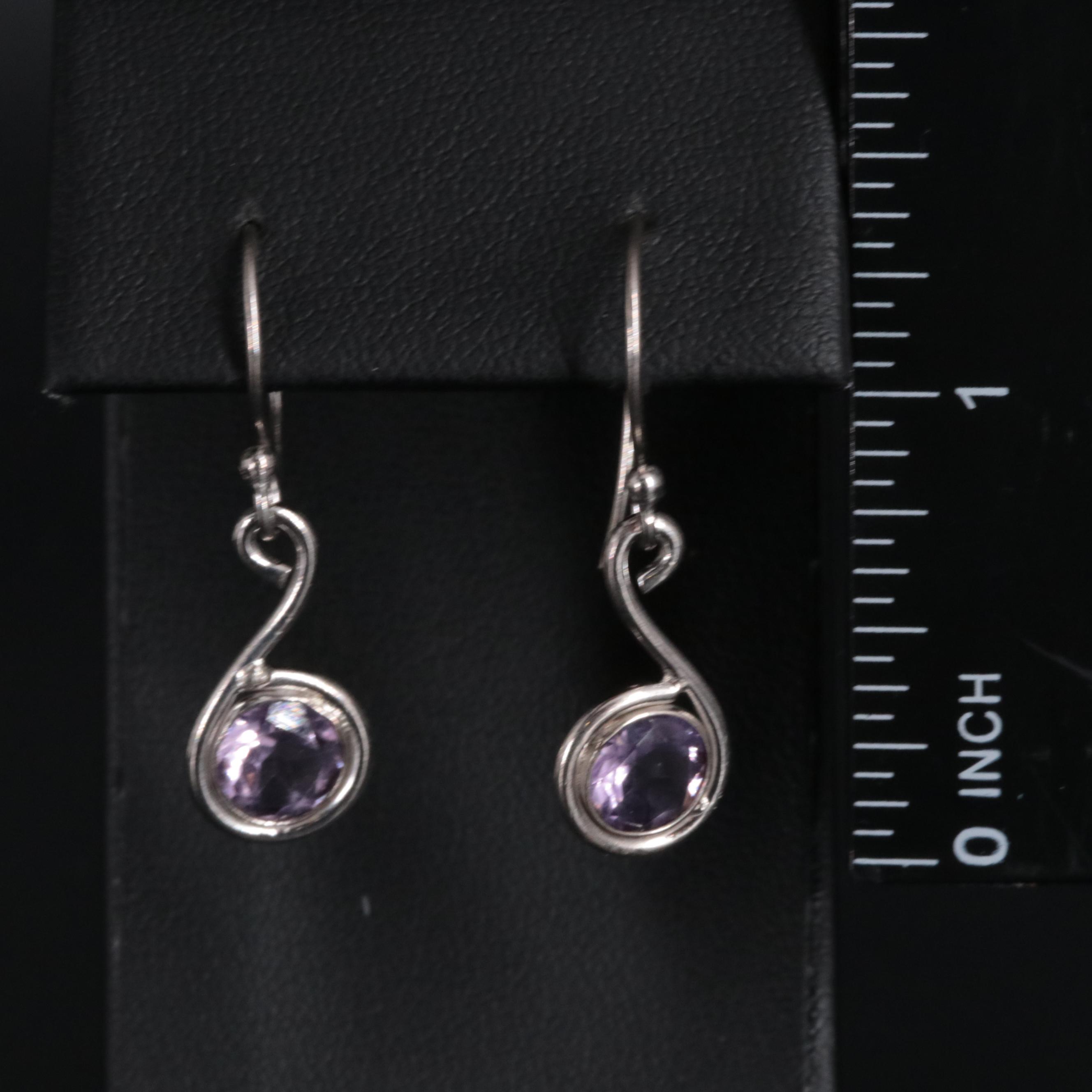 Amethyst Dangle Earrings