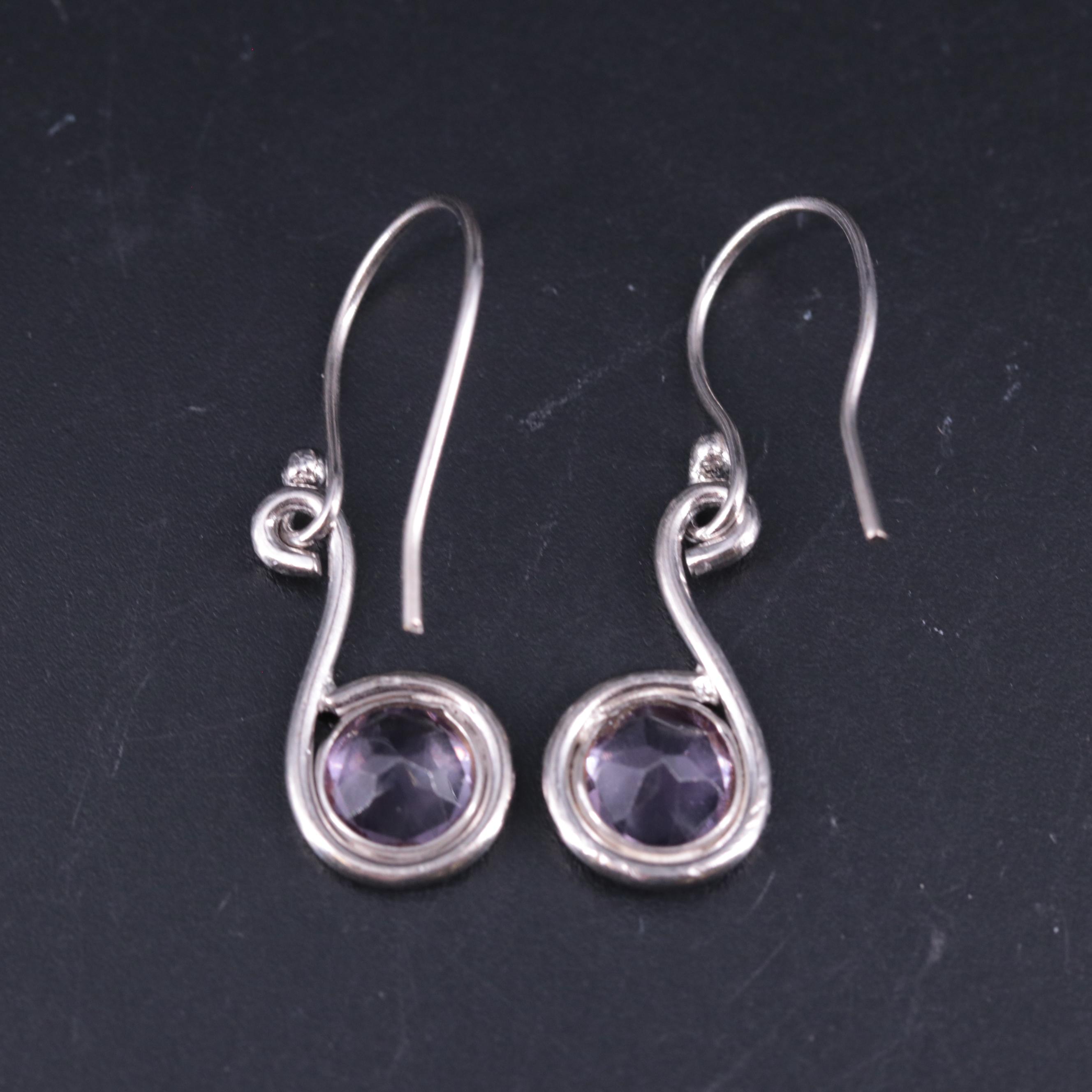 Amethyst Dangle Earrings
