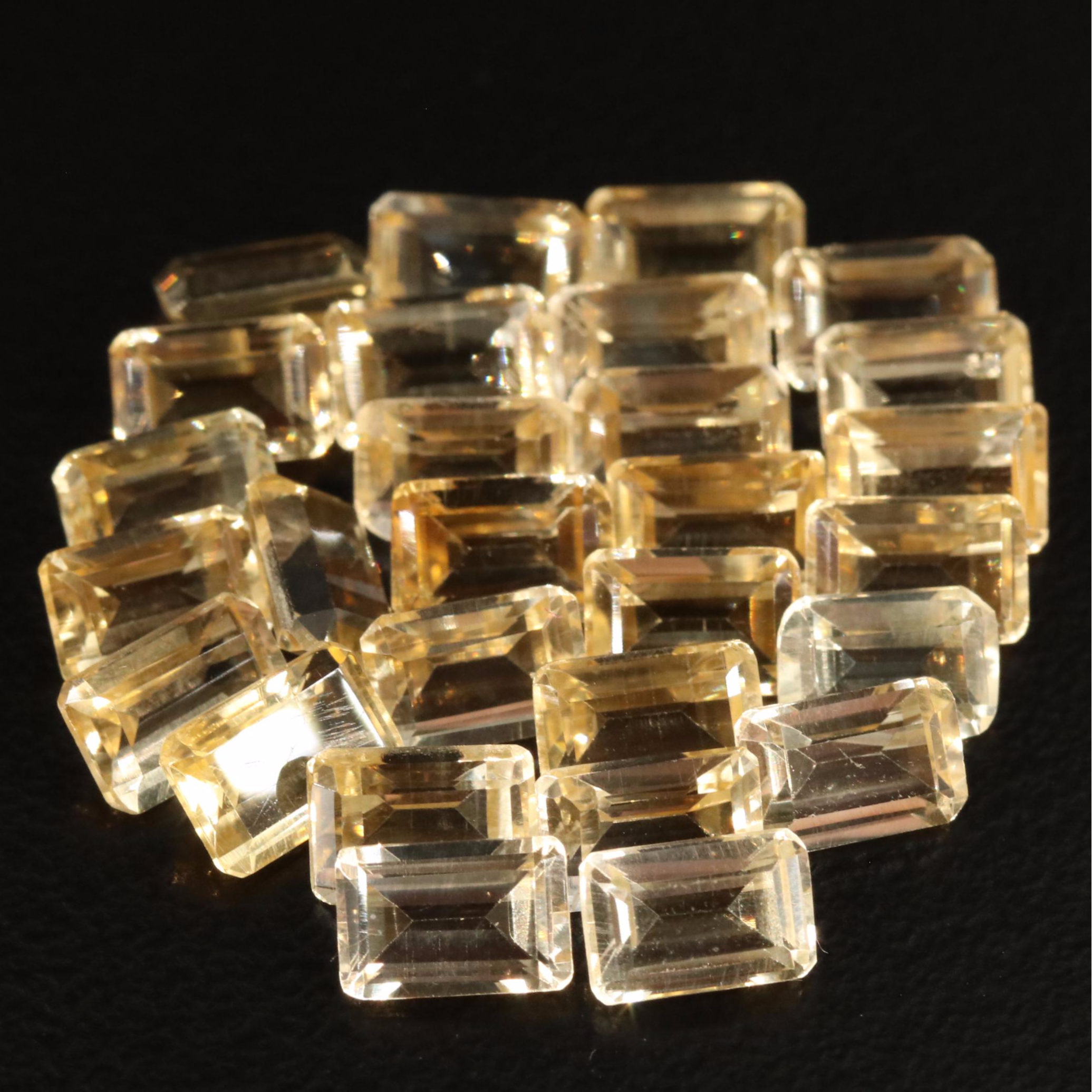 Loose 15.45 CTW Citrine Lot