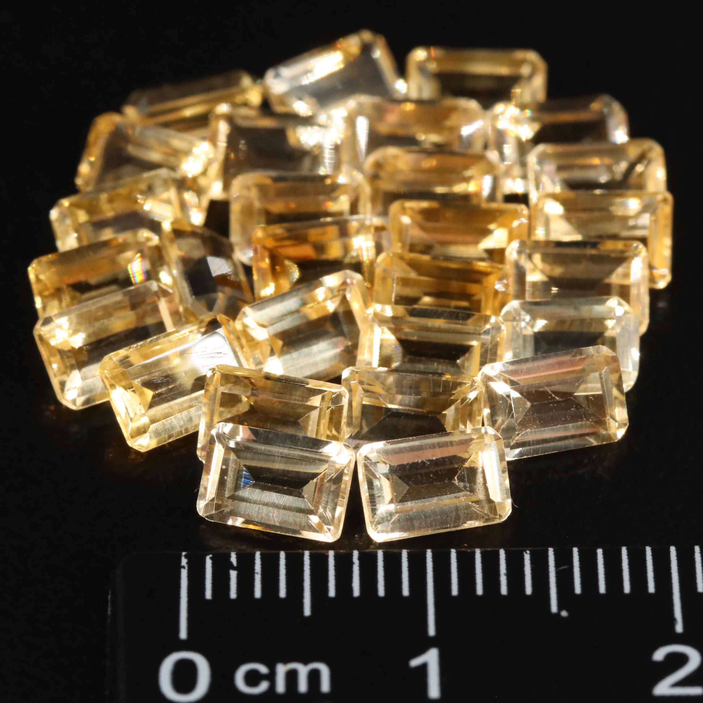 Loose 15.45 CTW Citrine Lot