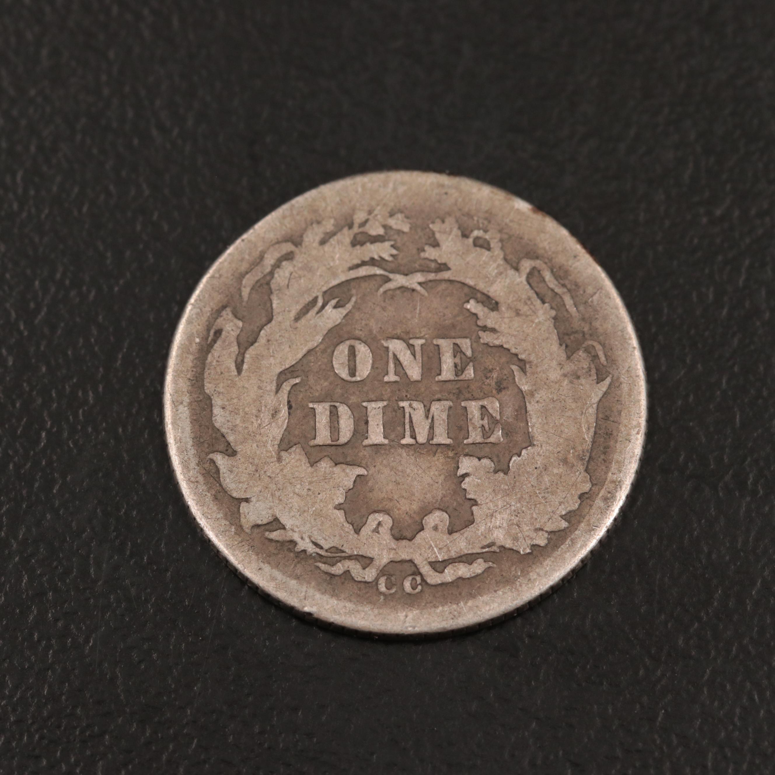 1877-CC Seated Liberty Dime