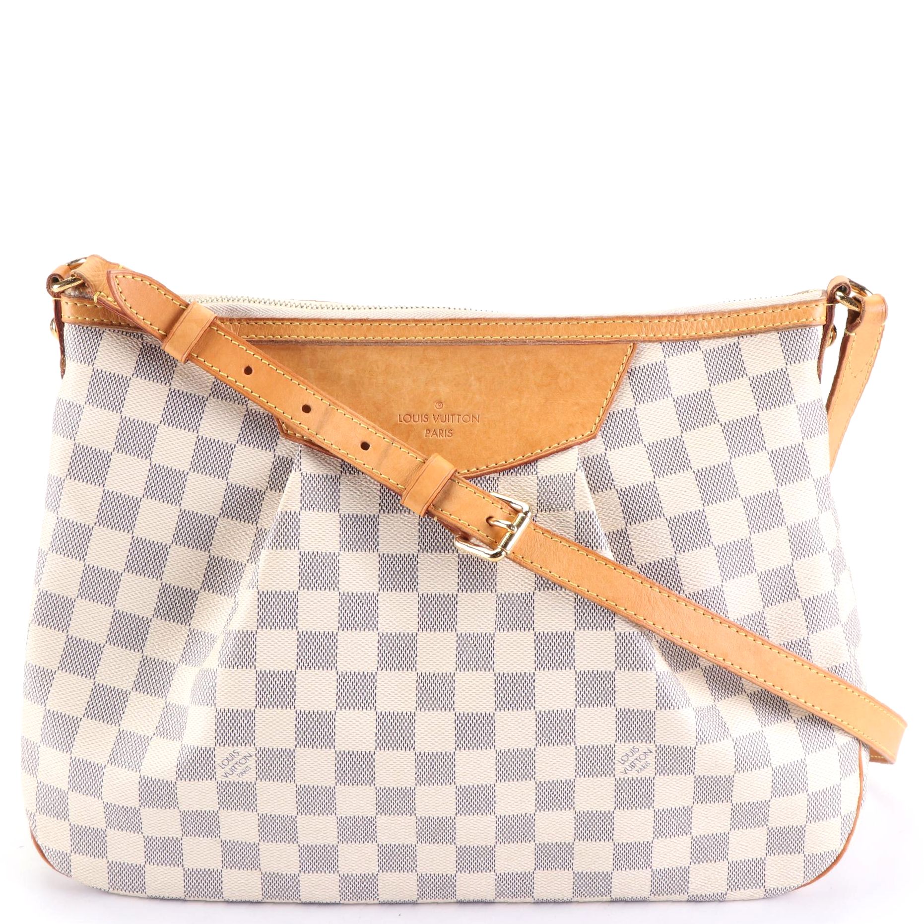 Louis Vuitton Siracusa MM Bag in Damier Azur