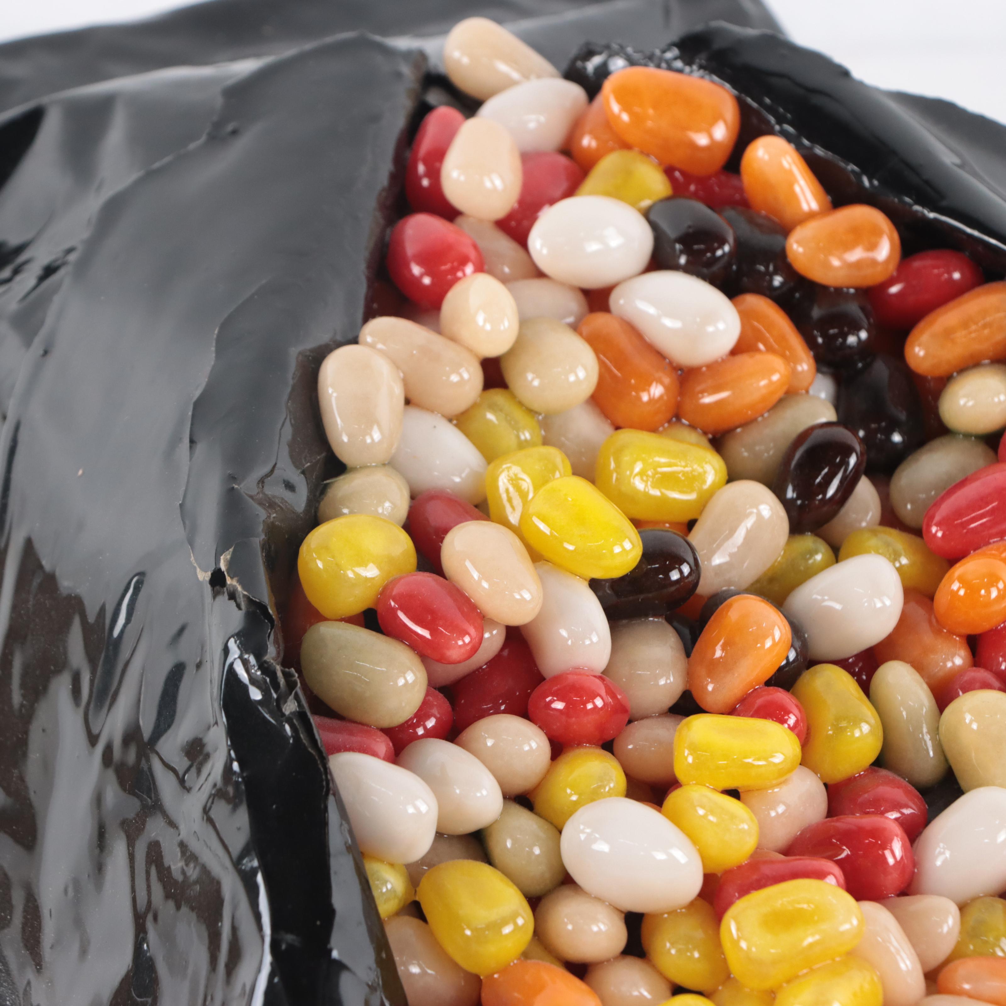Tom Pergola Mixed Media Sculpture "Jelly Beans – Black Table Spills"