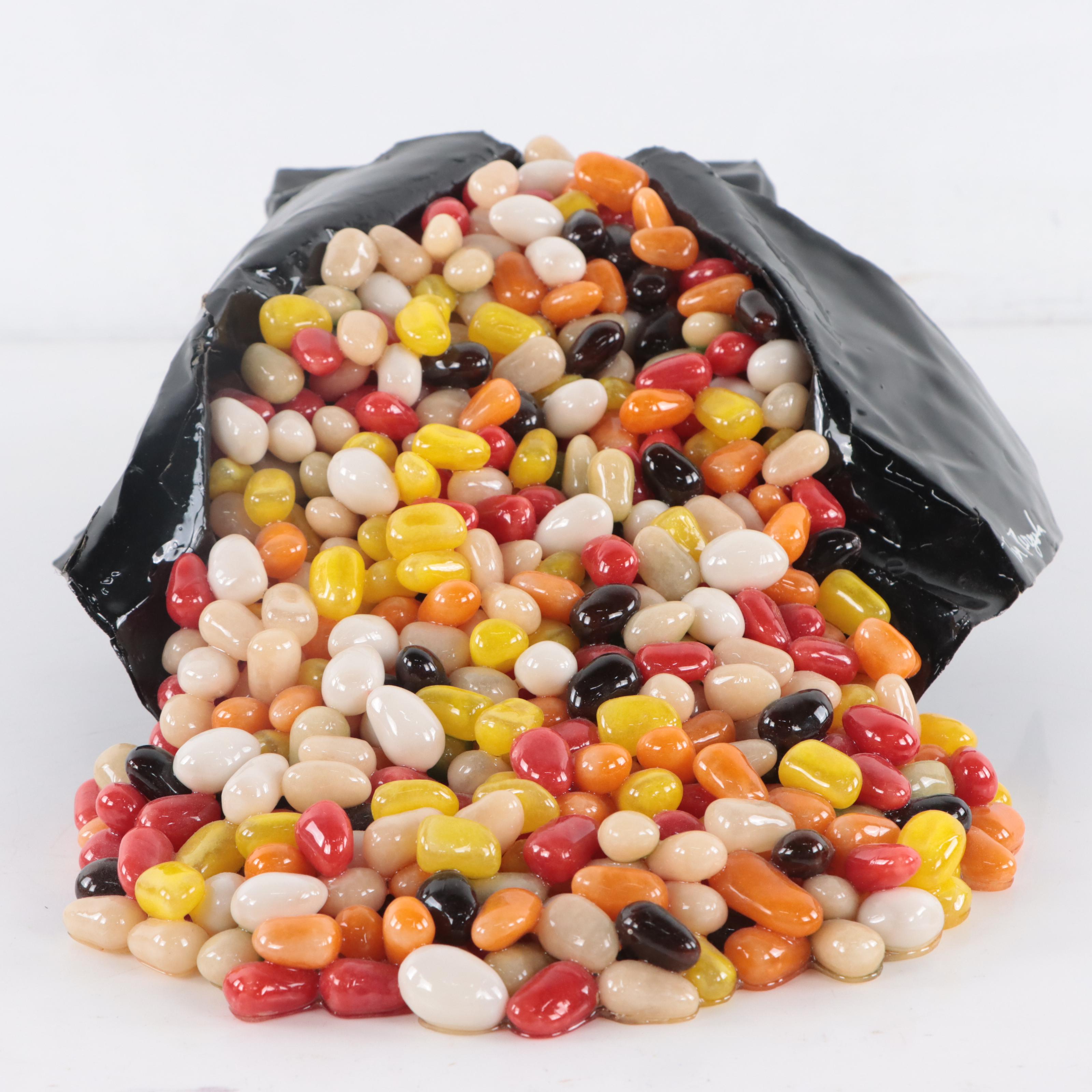 Tom Pergola Mixed Media Sculpture "Jelly Beans – Black Table Spills"