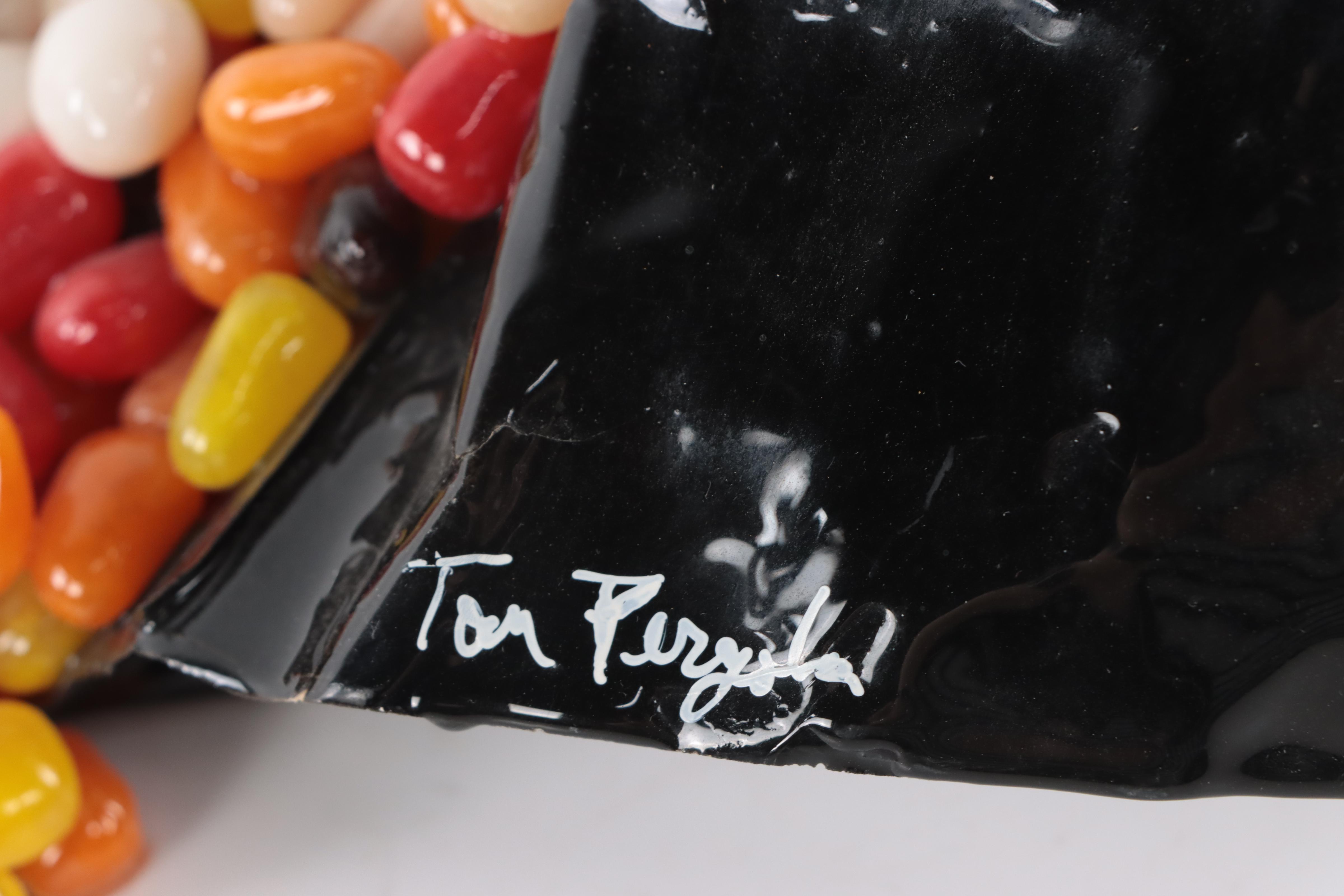 Tom Pergola Mixed Media Sculpture "Jelly Beans – Black Table Spills"