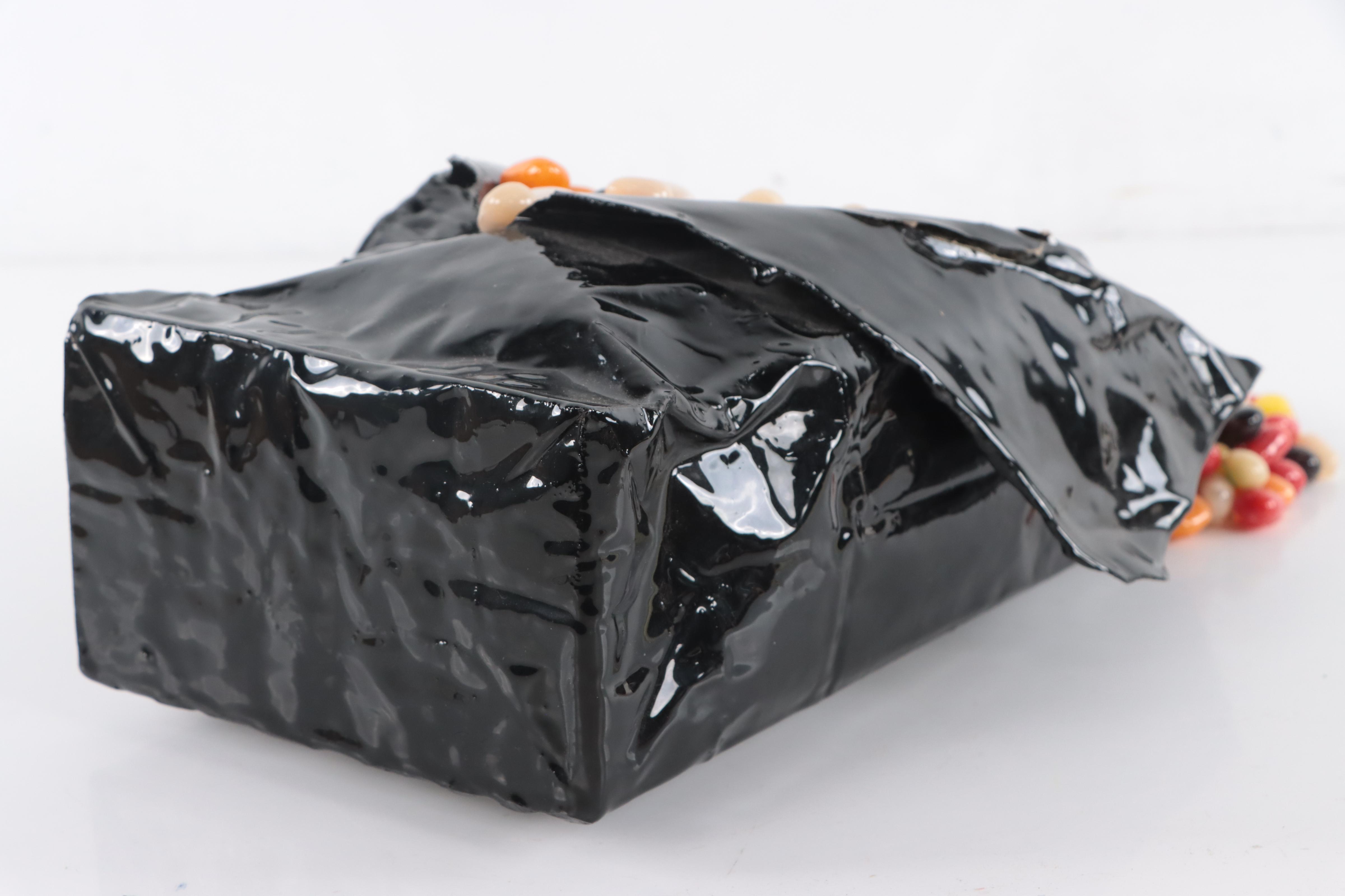 Tom Pergola Mixed Media Sculpture "Jelly Beans – Black Table Spills"