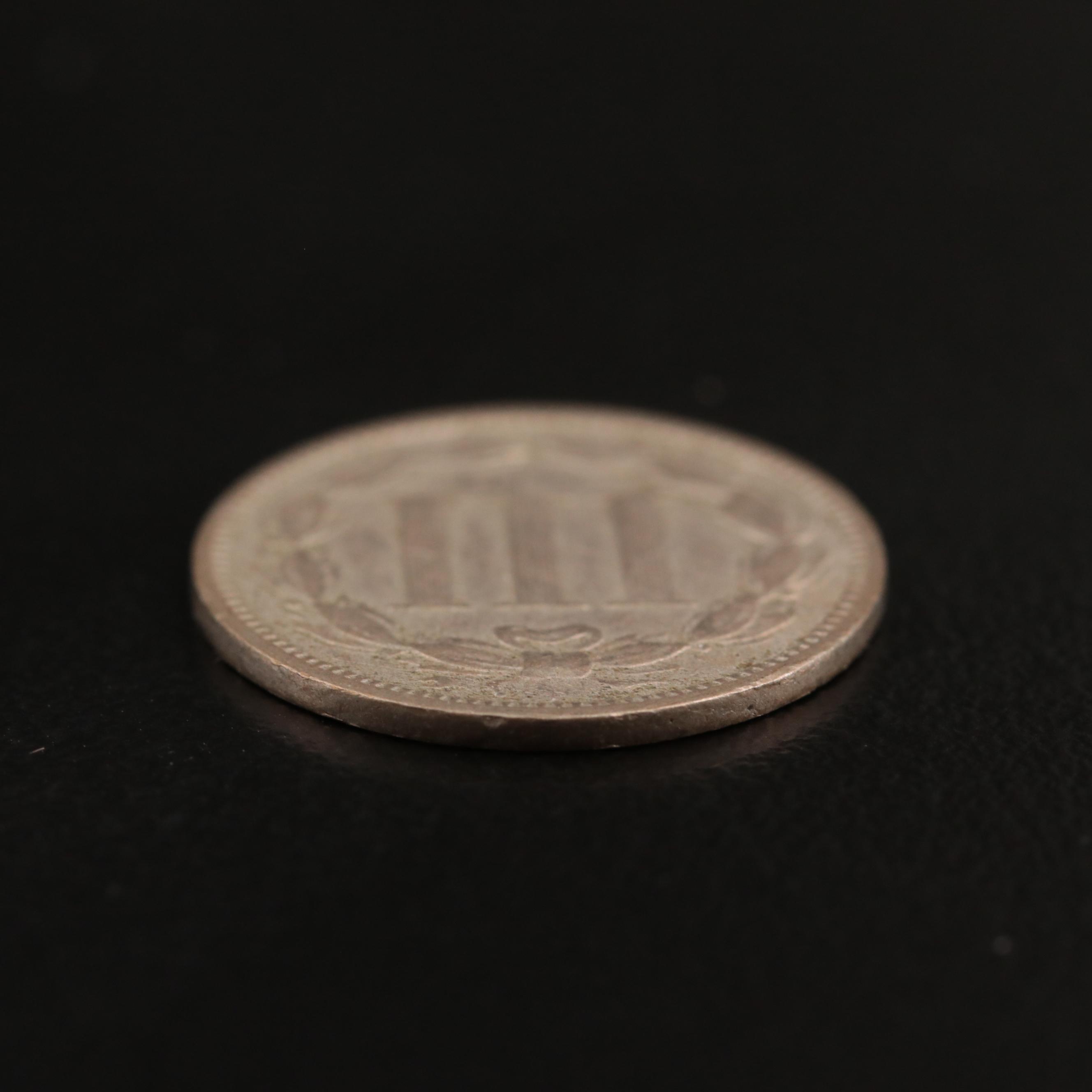 Low Mintage 1880 Three Cent Nickel