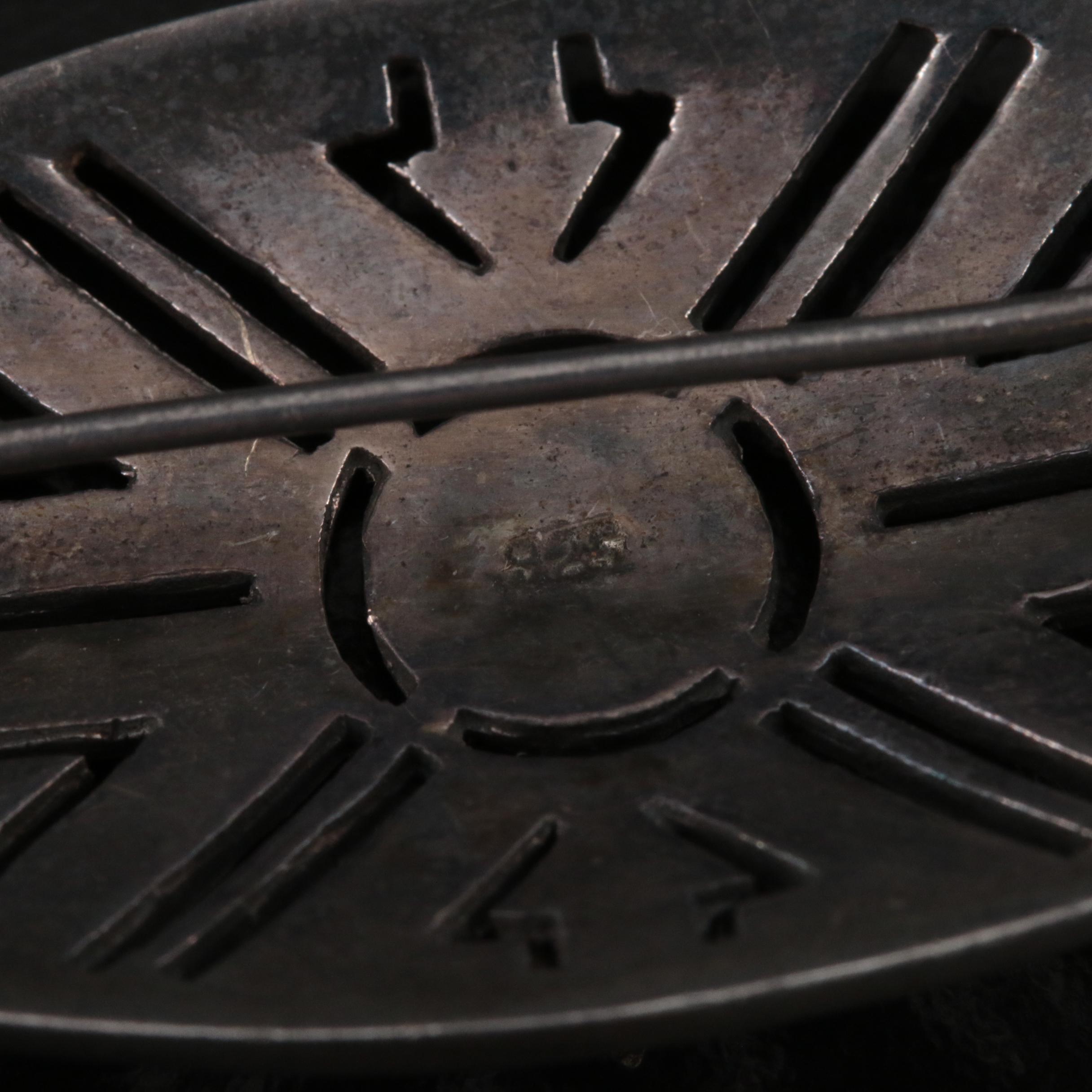 Art Deco Inspired Sterling Marcasite Navette and Dragonfly Brooches