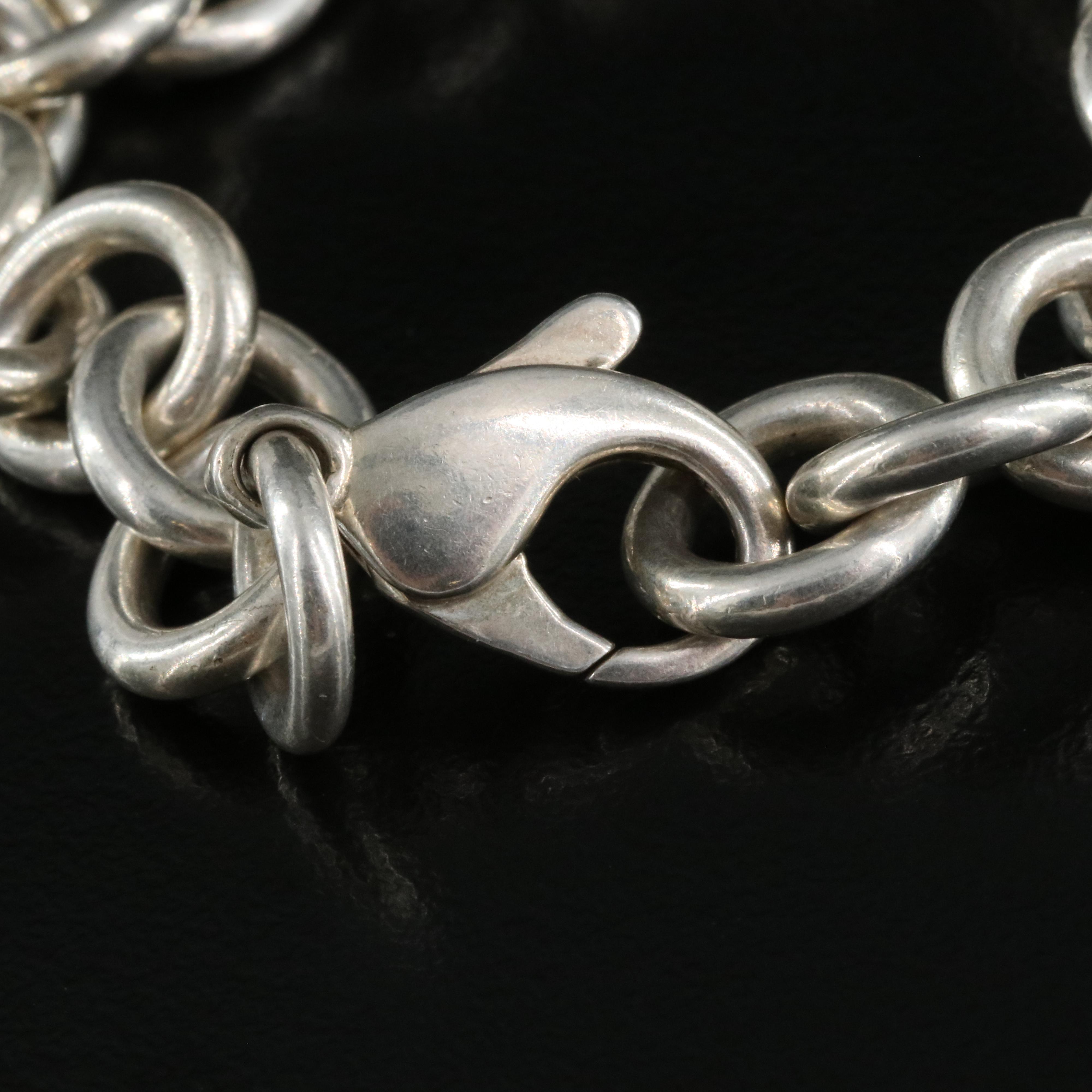 Tiffany & Co. Sterling "Return to Tiffany" Heart Lock Bracelet