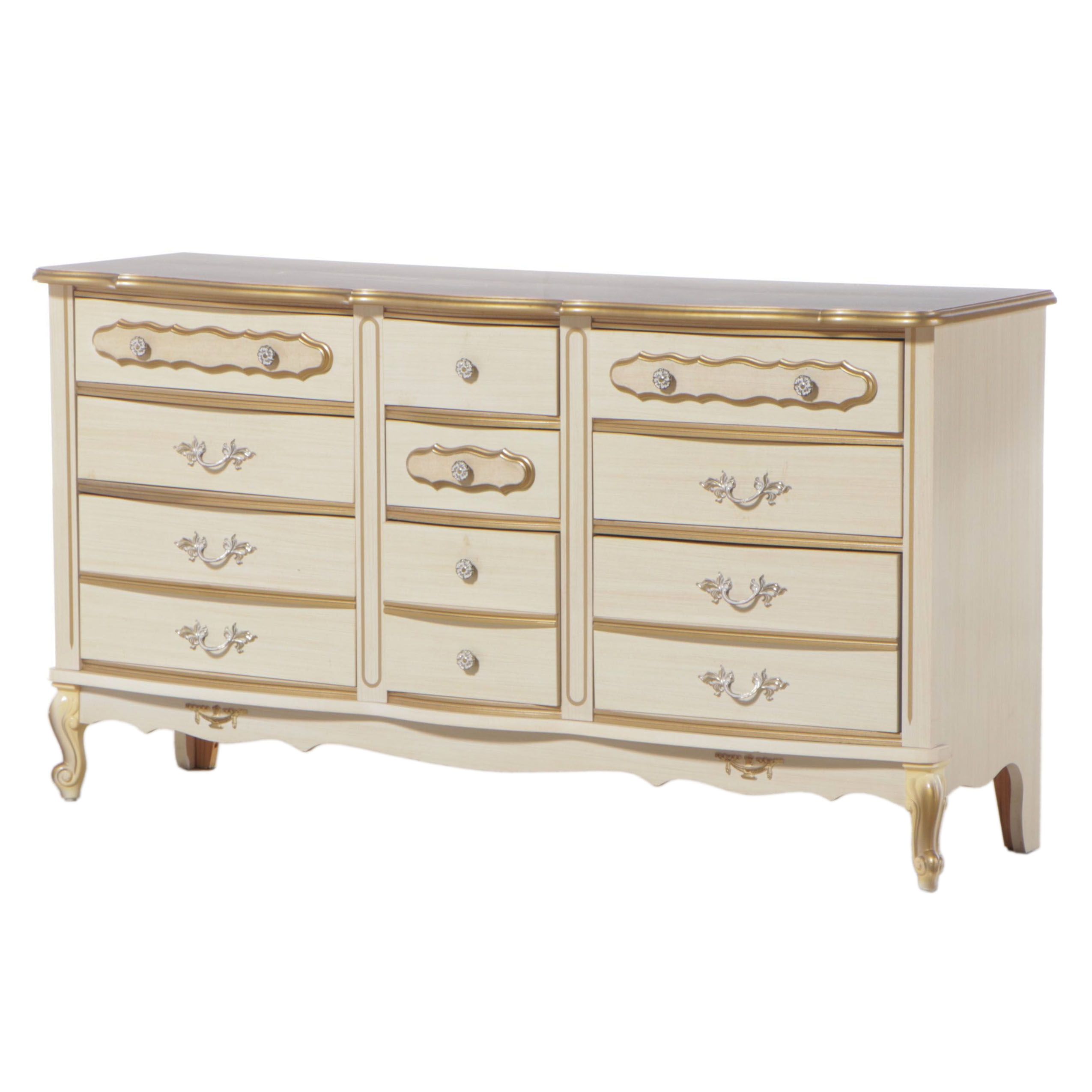 French Provincial Style Chest with Laminate Top
