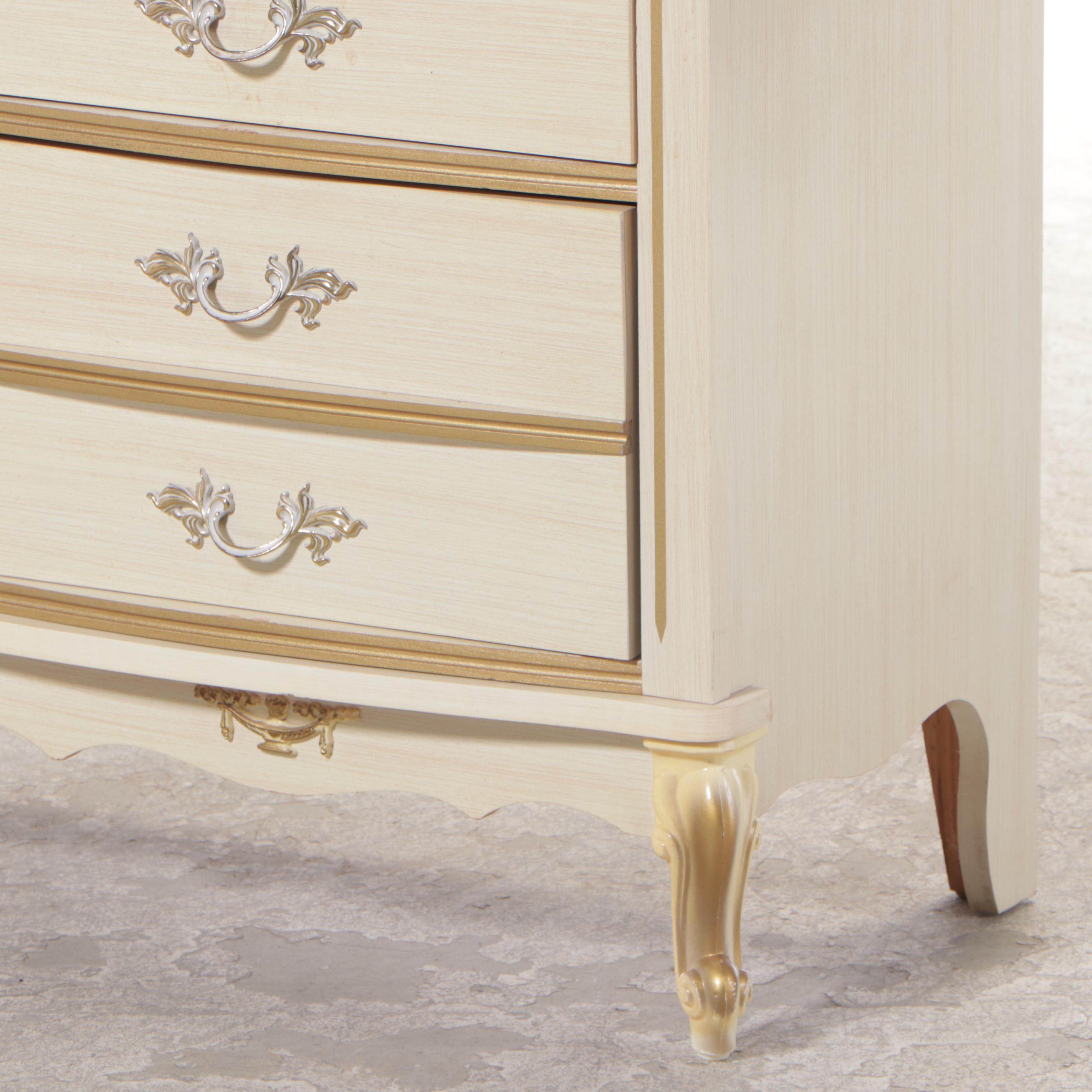 French Provincial Style Chest with Laminate Top