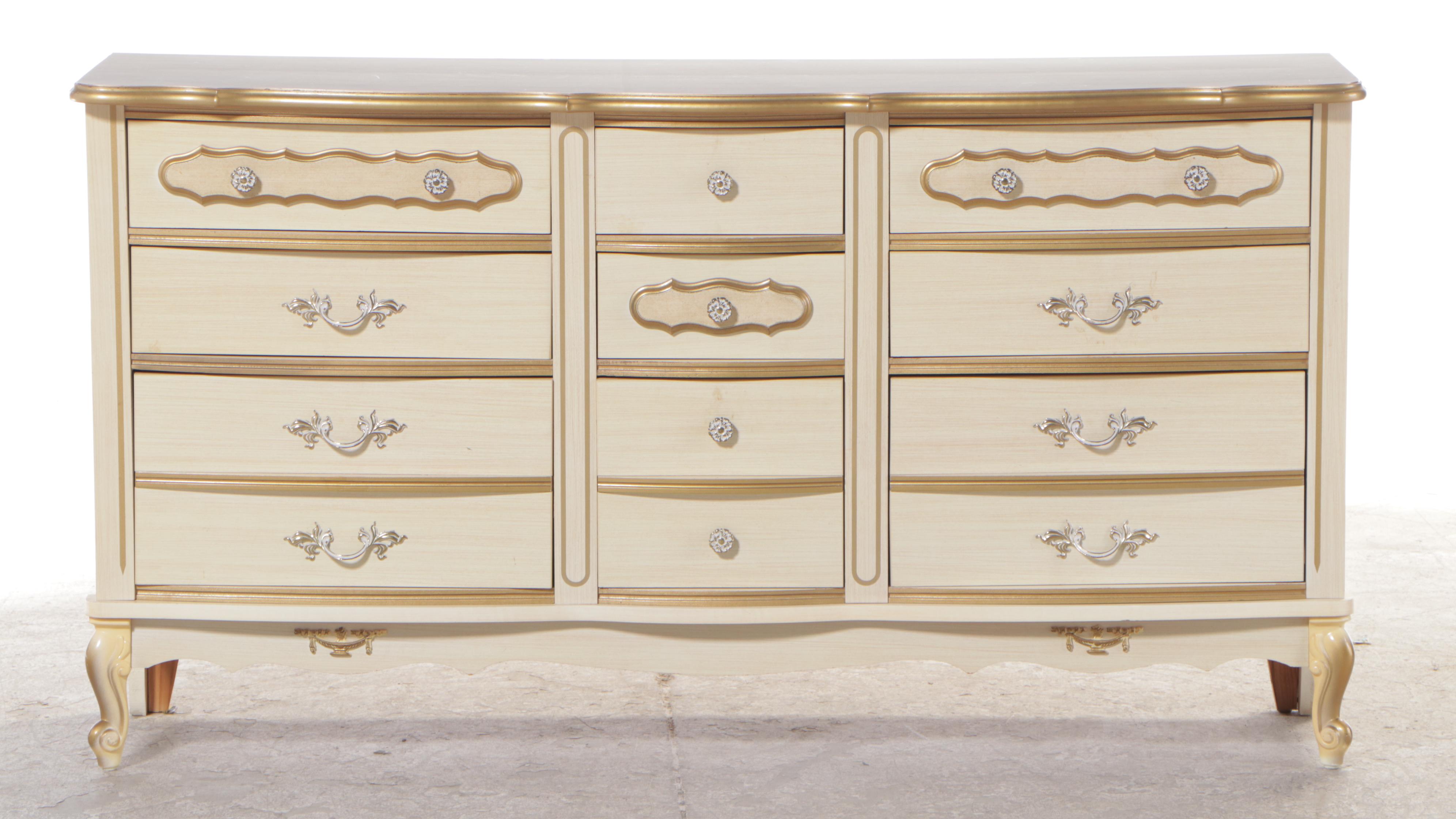 French Provincial Style Chest with Laminate Top