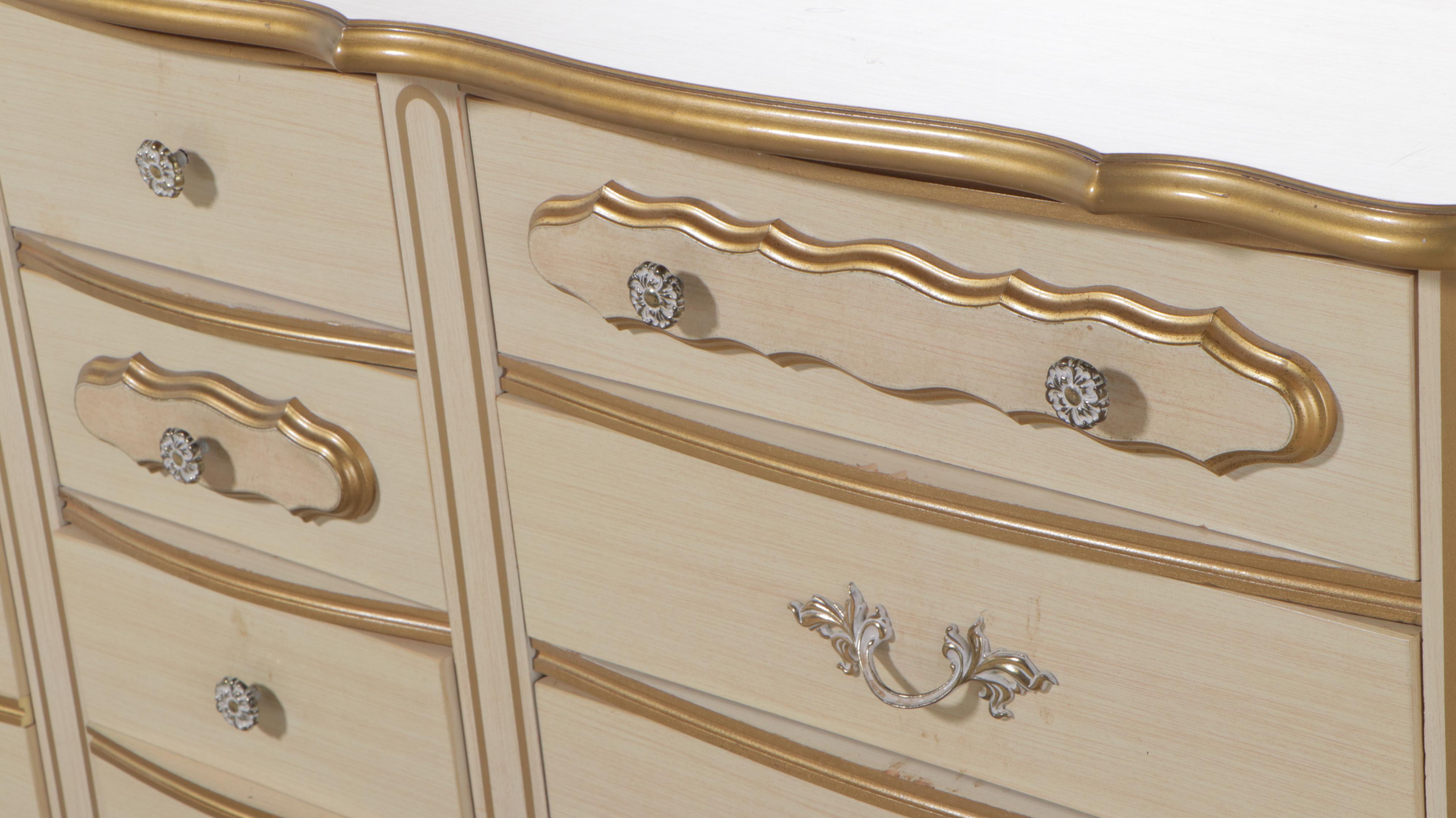 French Provincial Style Chest with Laminate Top
