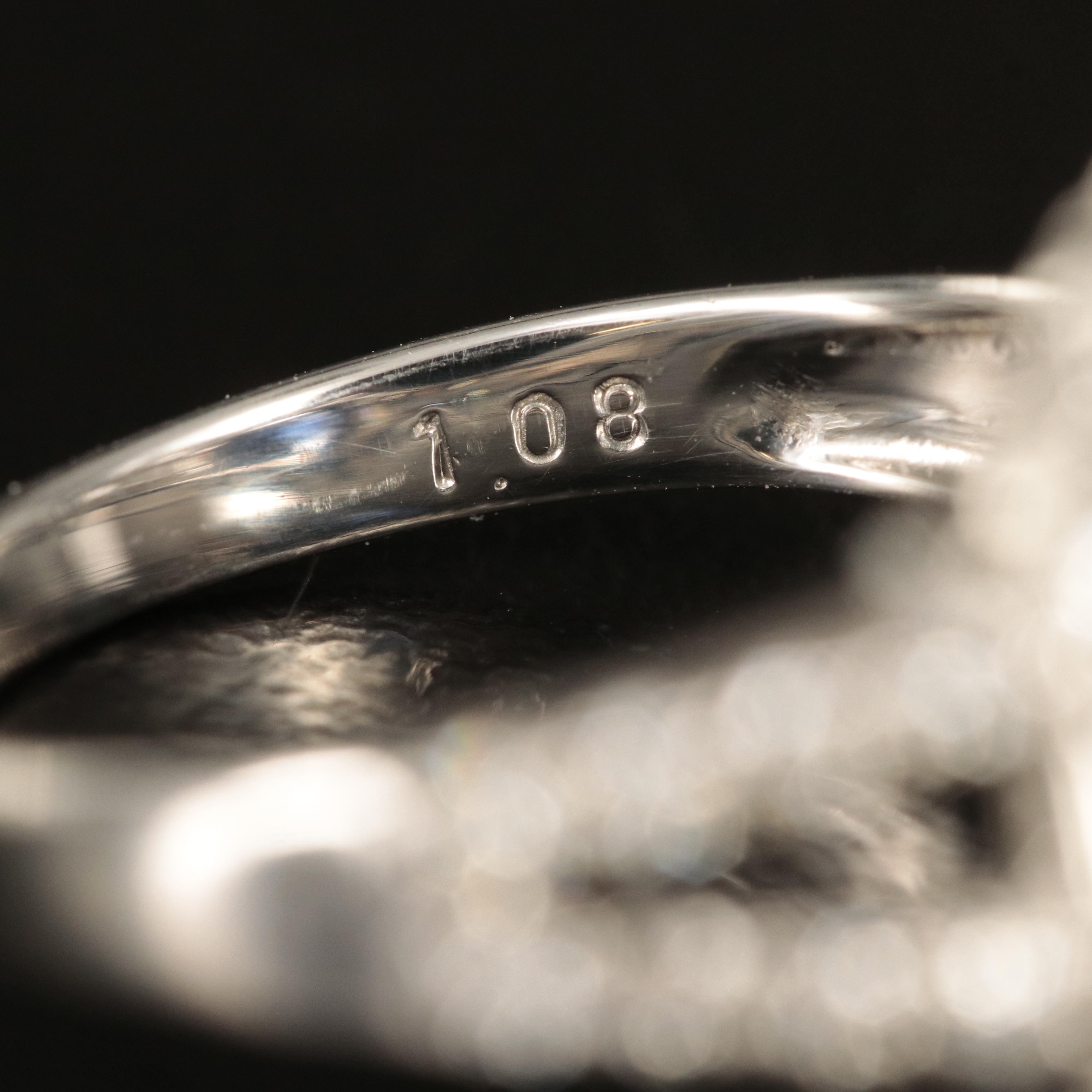 Platinum 3.06 CT Madagascan Sapphire and 1.08 CTW Diamond Ring with GIA Report