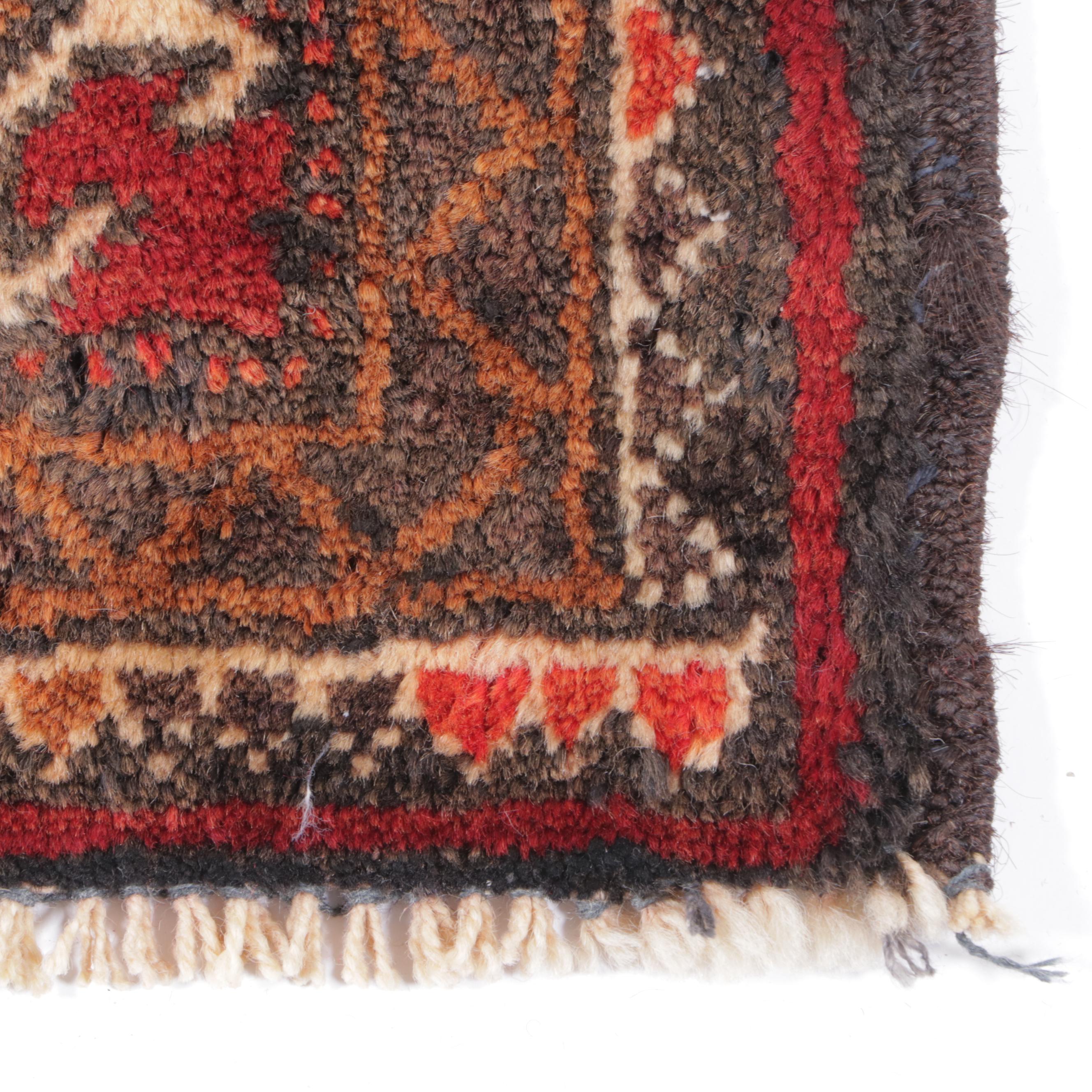 4'2 x 9'1 Hand-Knotted Northwest Persian Area Rug