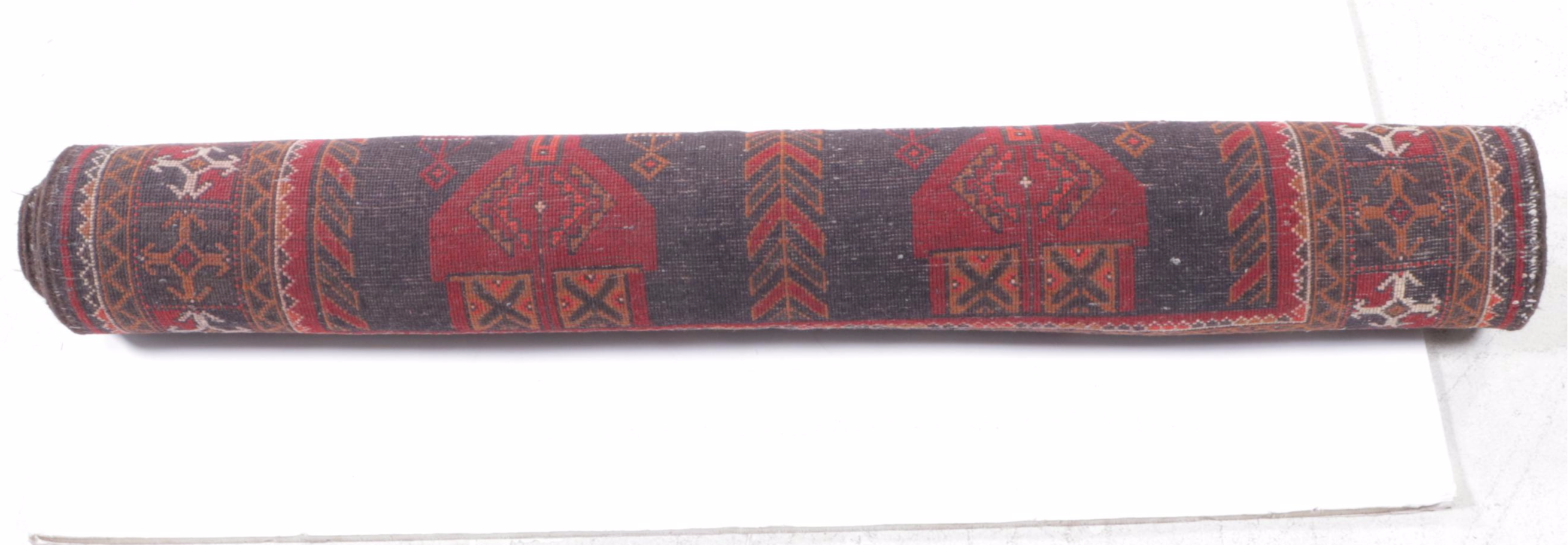 4'2 x 9'1 Hand-Knotted Northwest Persian Area Rug