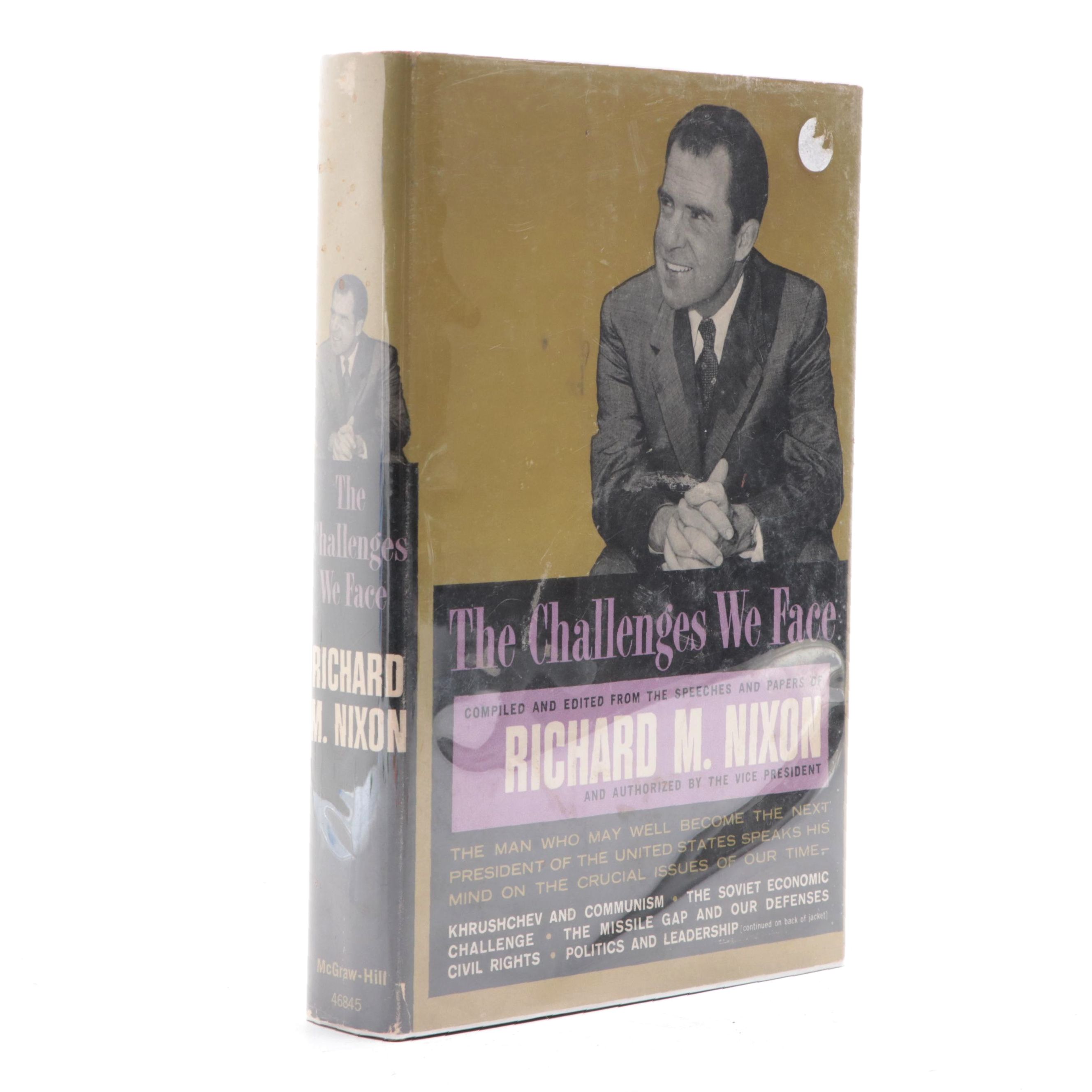 First Edition "The Challenges We Face" by Richard Nixon, 1960