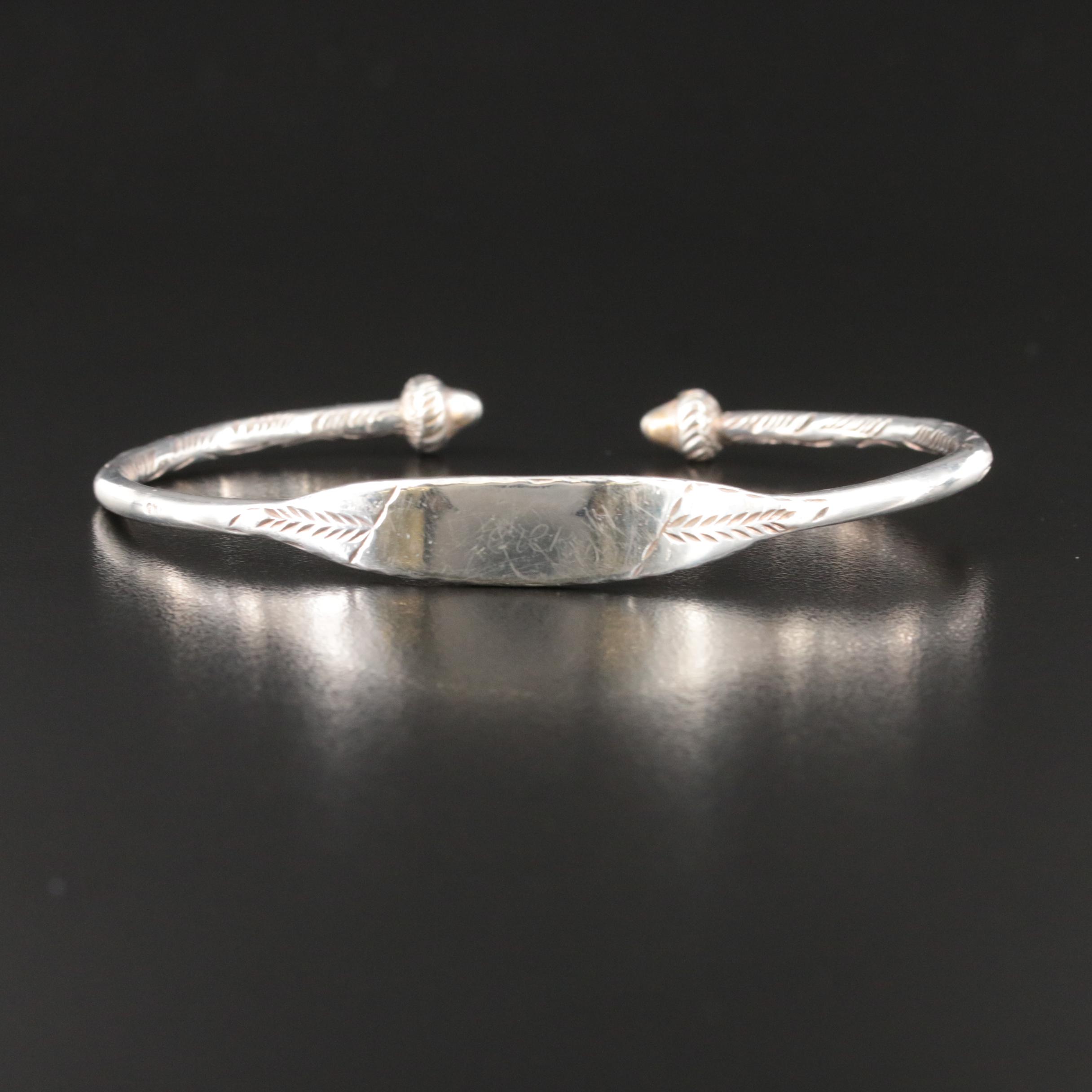 West Indian Sterling "Bayra" Cuff