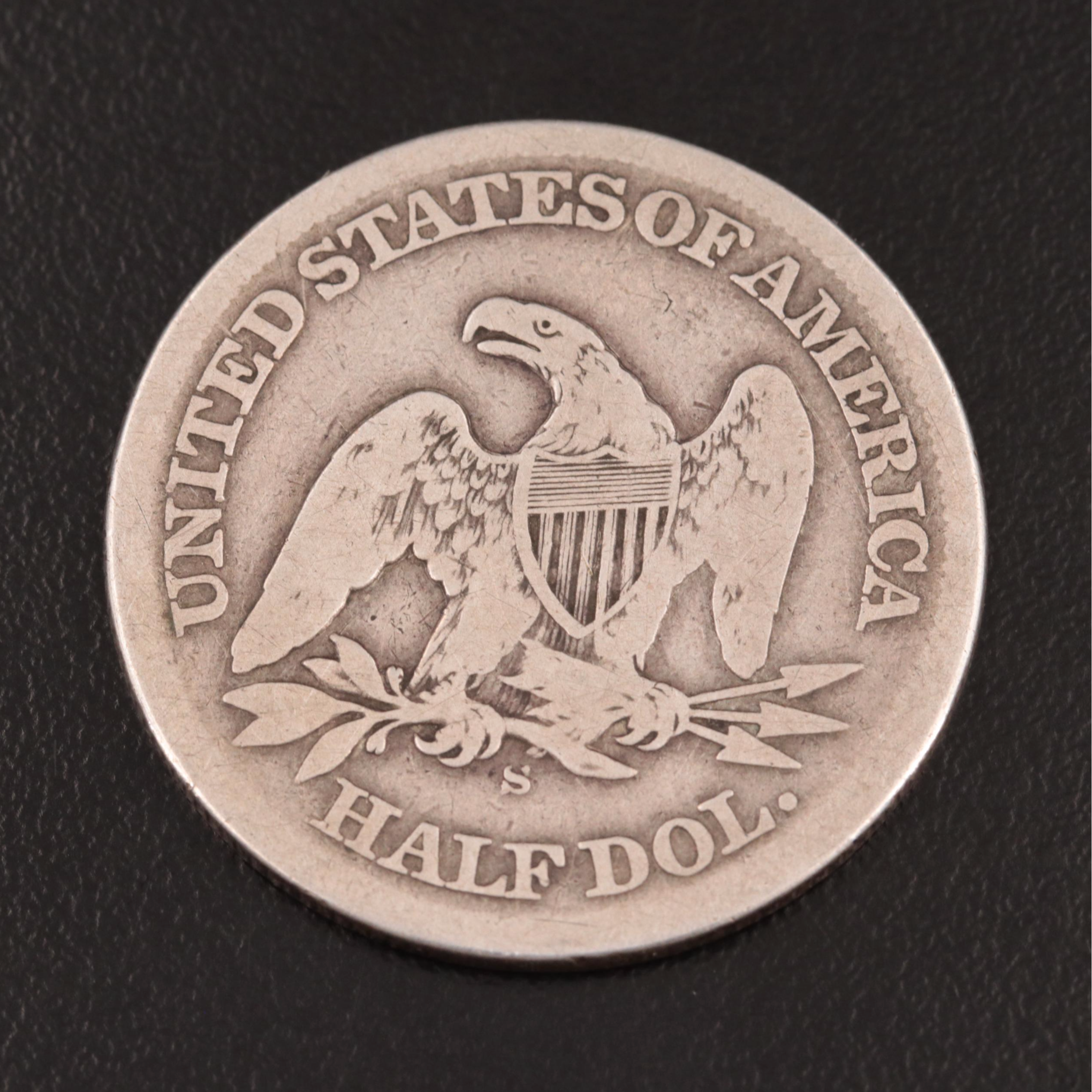 1865-S Seated Liberty Half Dollar