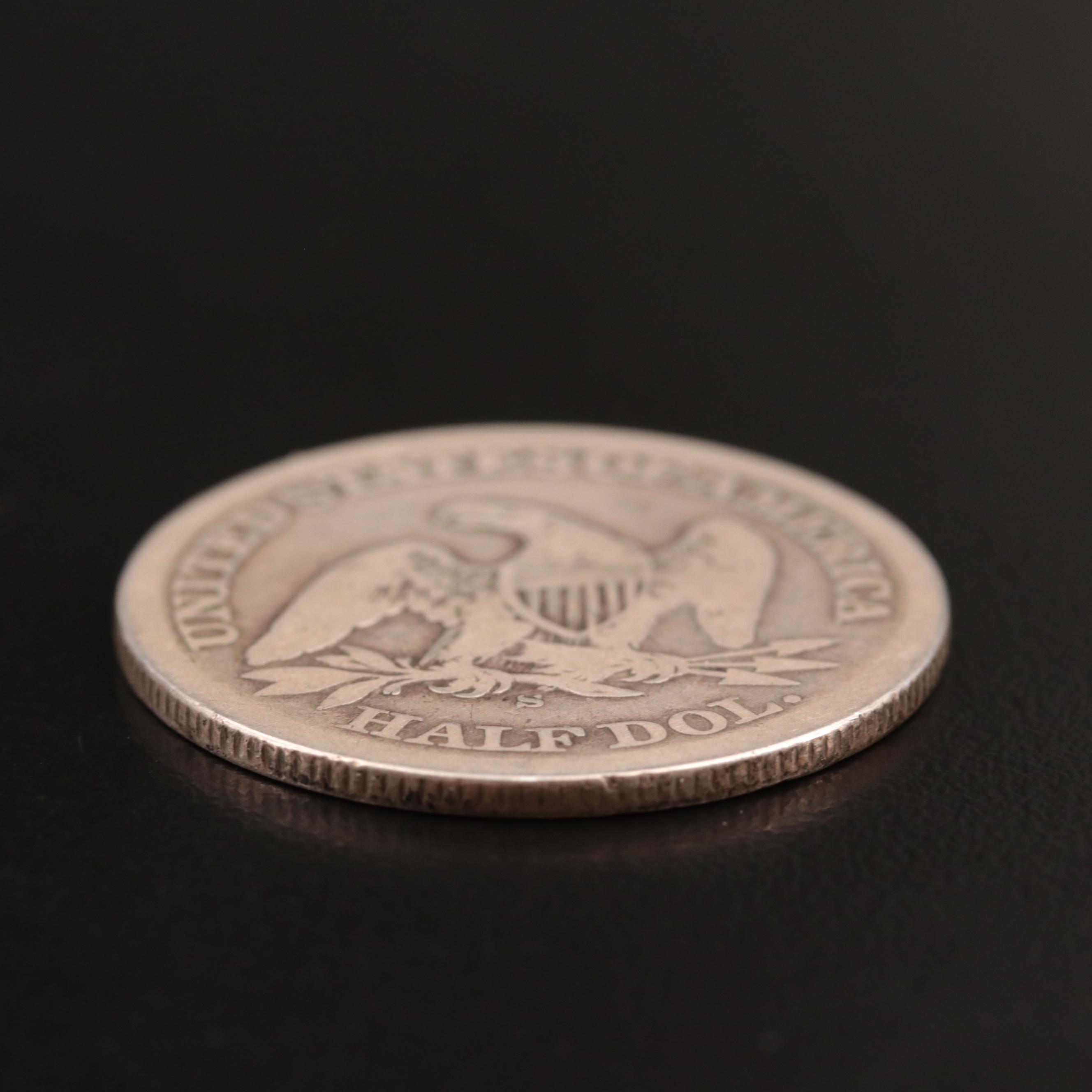 1865-S Seated Liberty Half Dollar