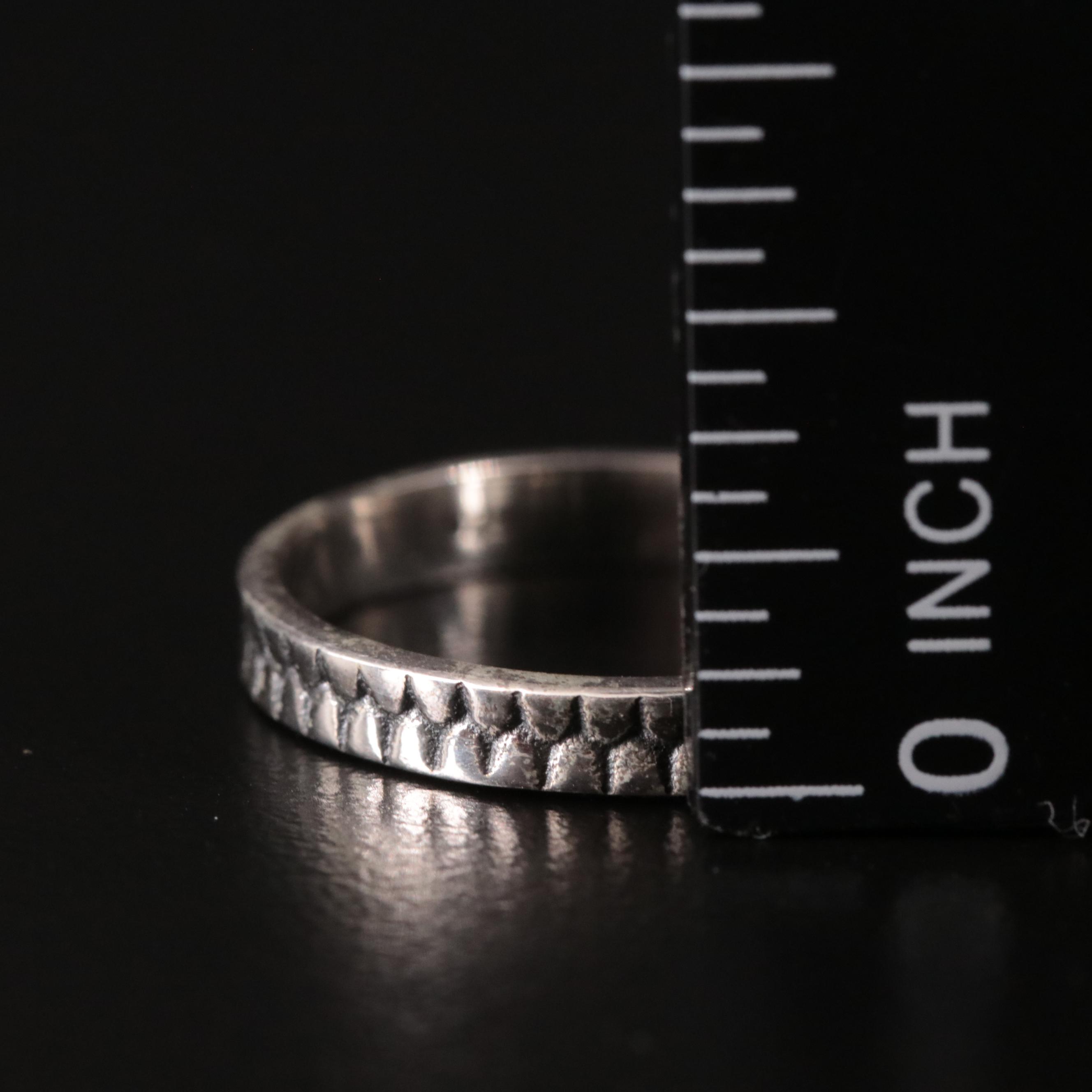 Sterling Band Ring