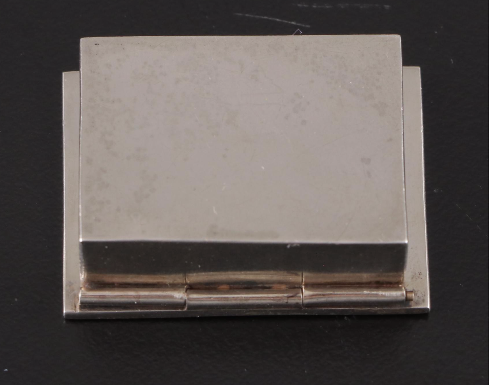 Sterling Silver and Metal Inlay Pillbox and Longhorn Buckle with Other Buckle