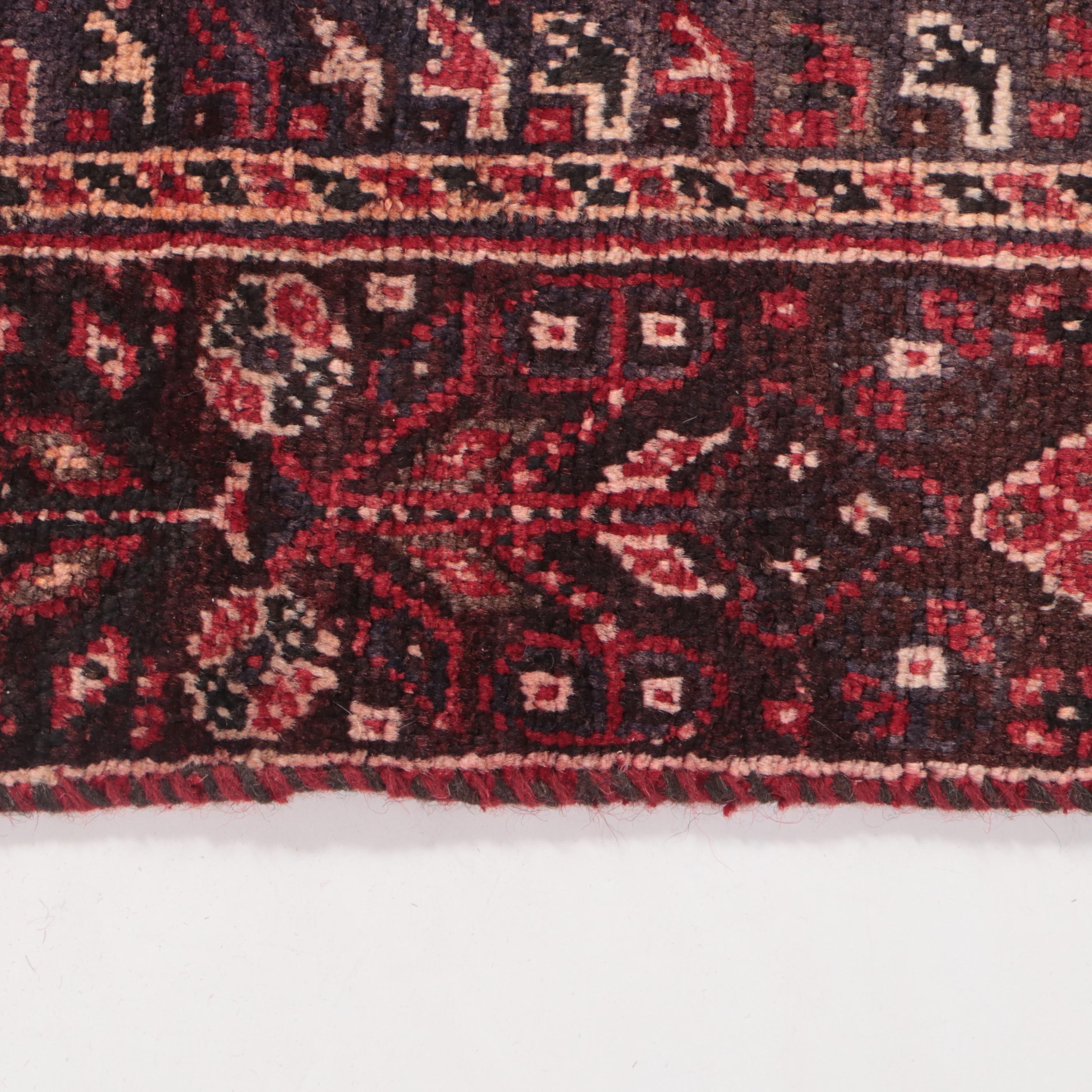 3'3 x 4'11 Hand-Knotted Persian Qashqai Accent Rug