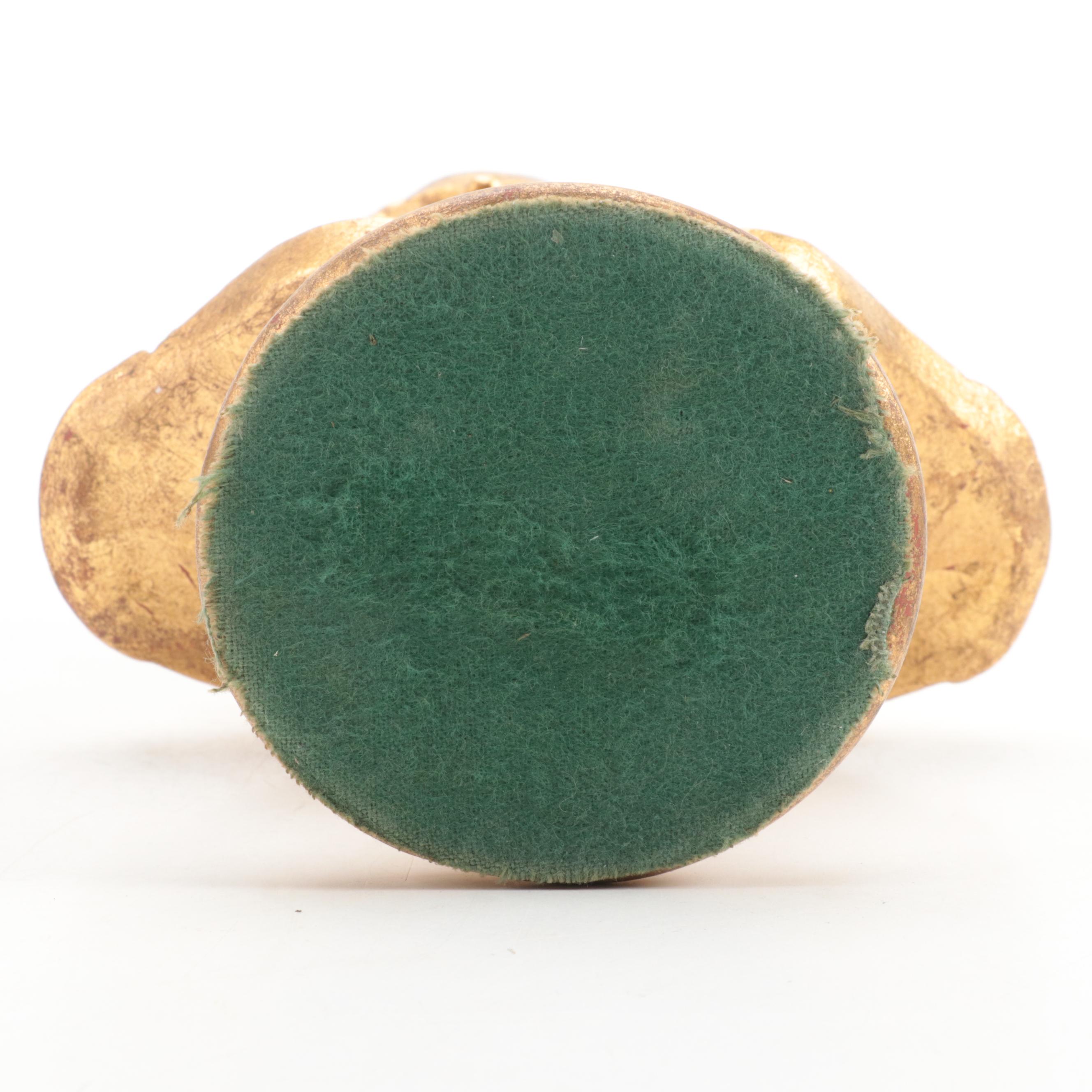 Gilt Plaster Bust of a Castilian Woman, Mid to Late 20th Century