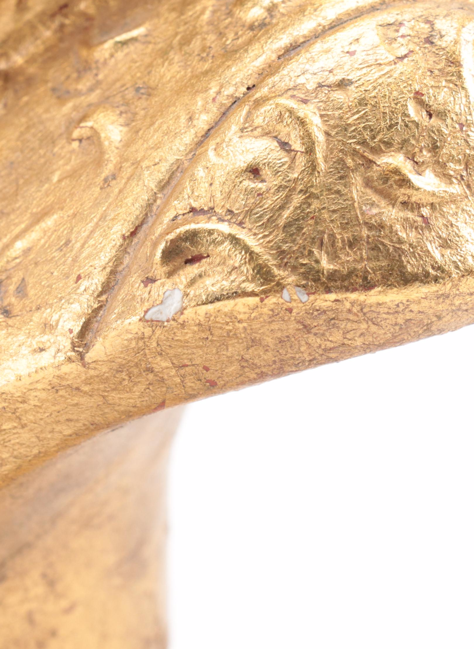 Gilt Plaster Bust of a Castilian Woman, Mid to Late 20th Century