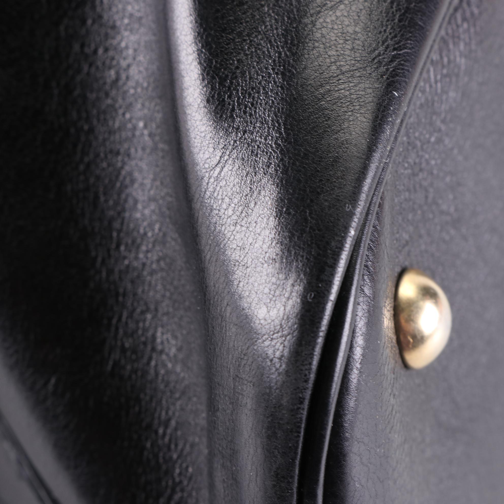 Yves Saint Laurent YSL Sac Muse Handbag in Black Leather