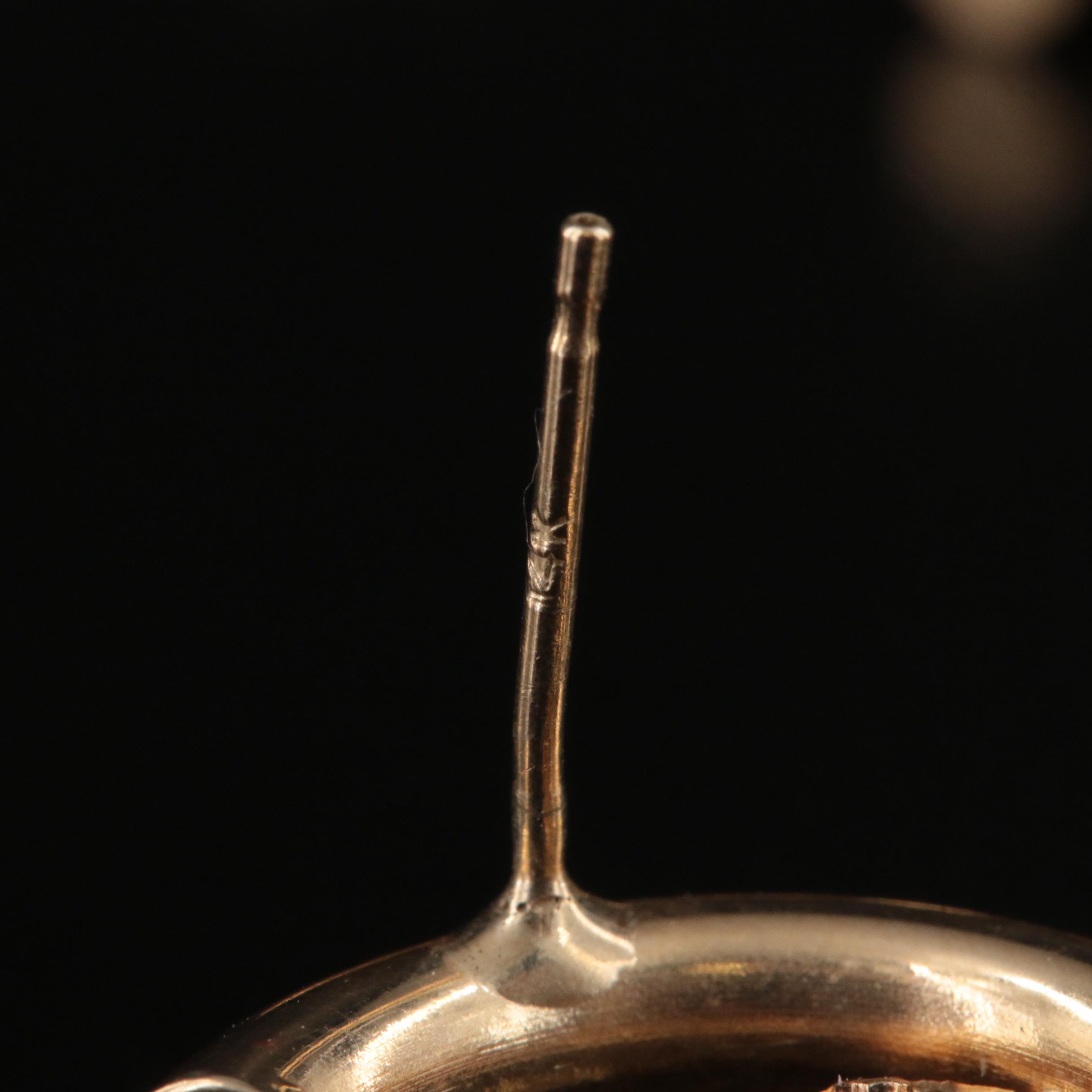 14K Amethyst, Topaz and Citrine Curve Bar Earrings