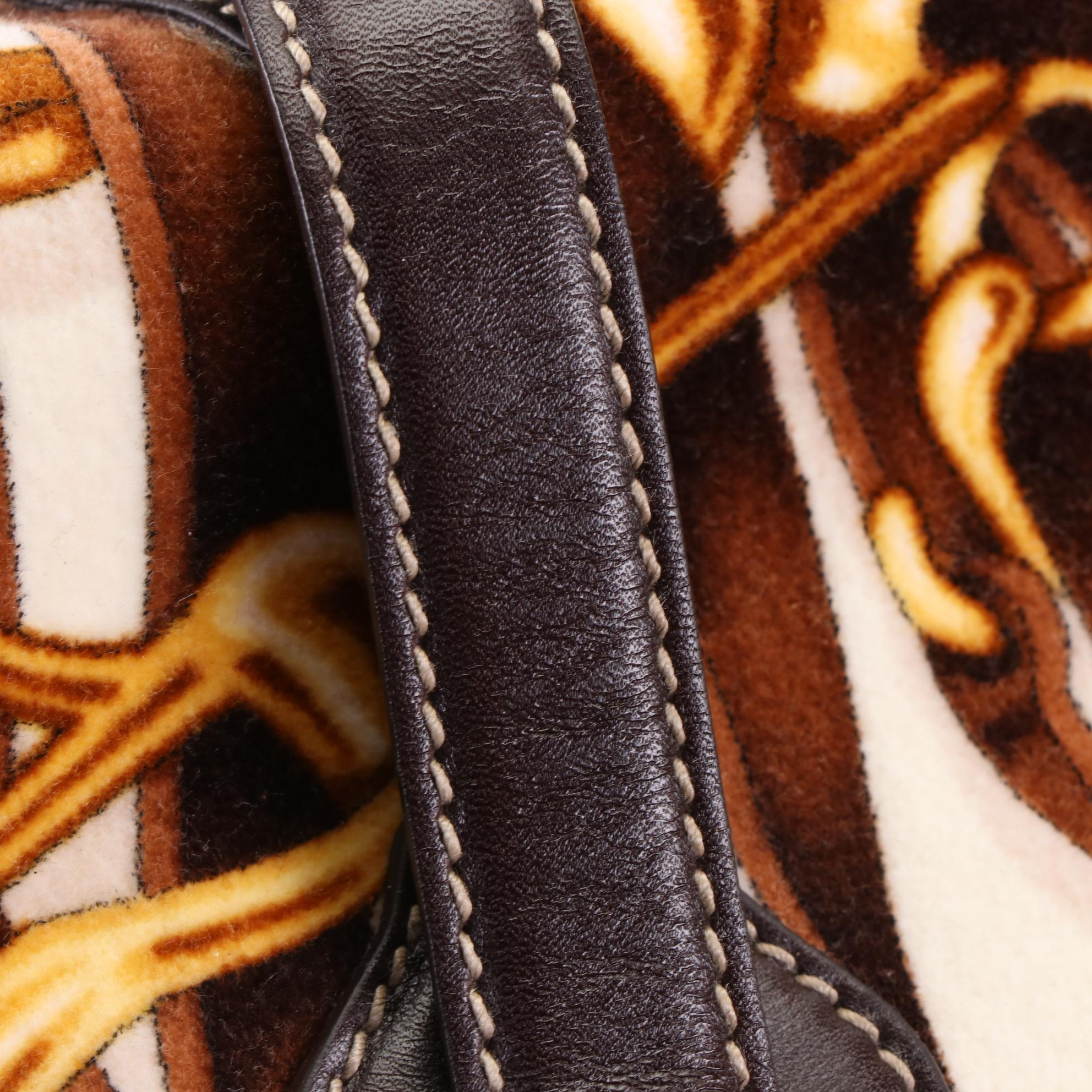 Gucci 85th Anniversary Boston Bag in Printed Velvet