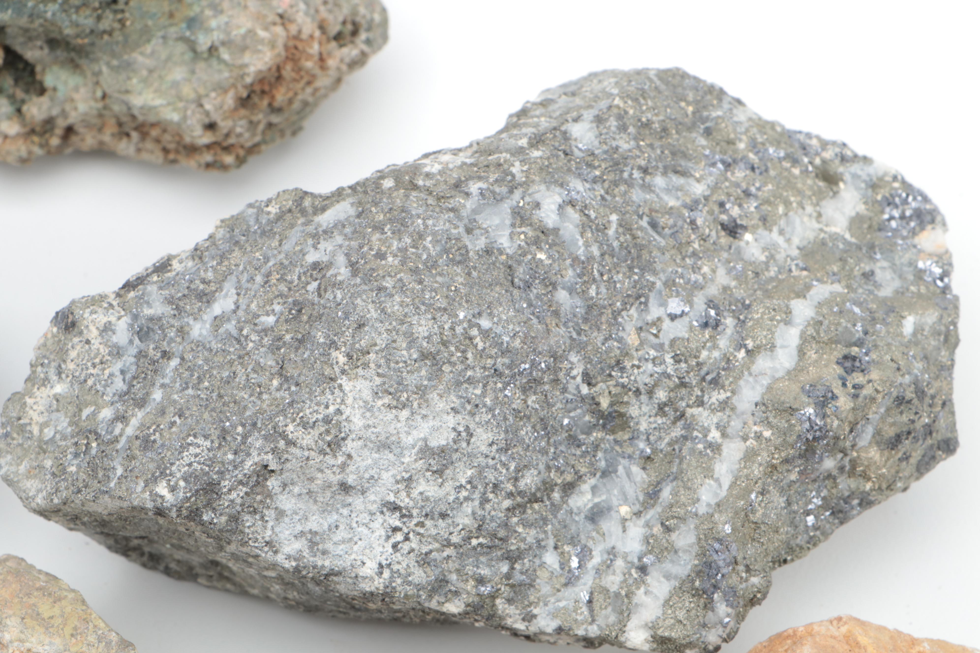 Variscite, Chalcopyrite, Chrysocolla and Other Mineral Specimens