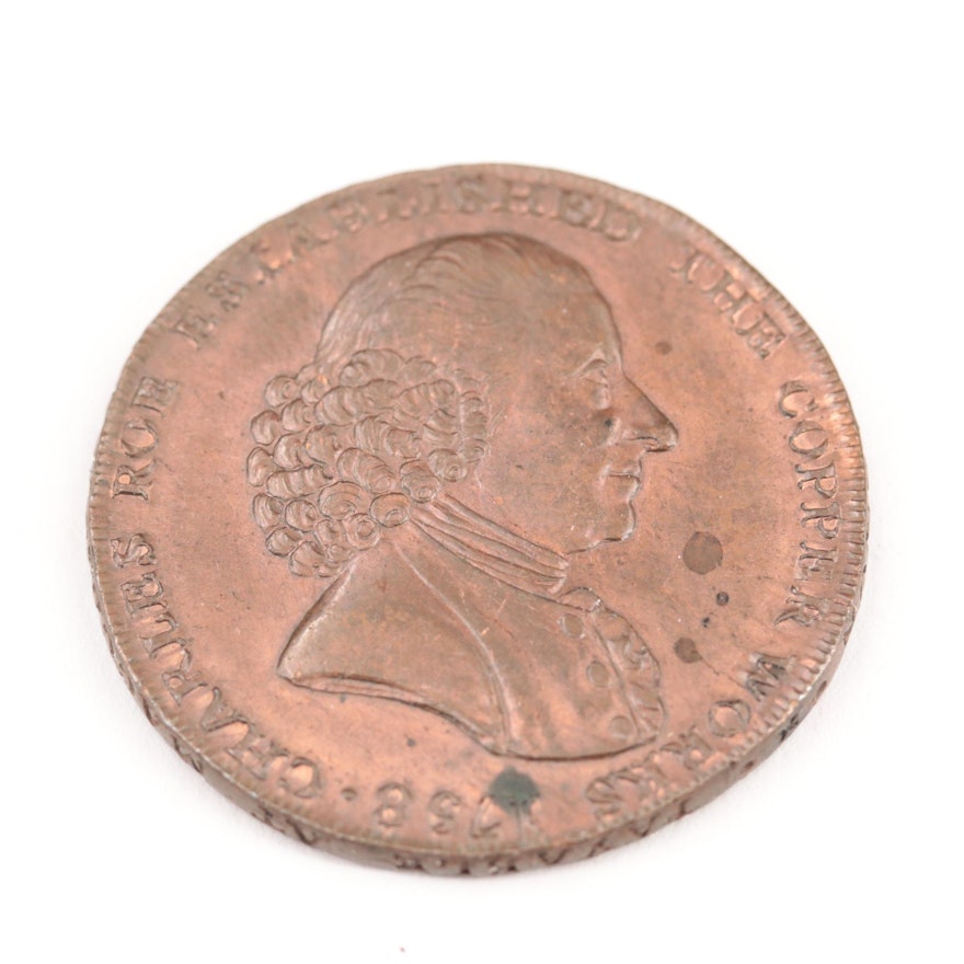 1792 British Half Penny