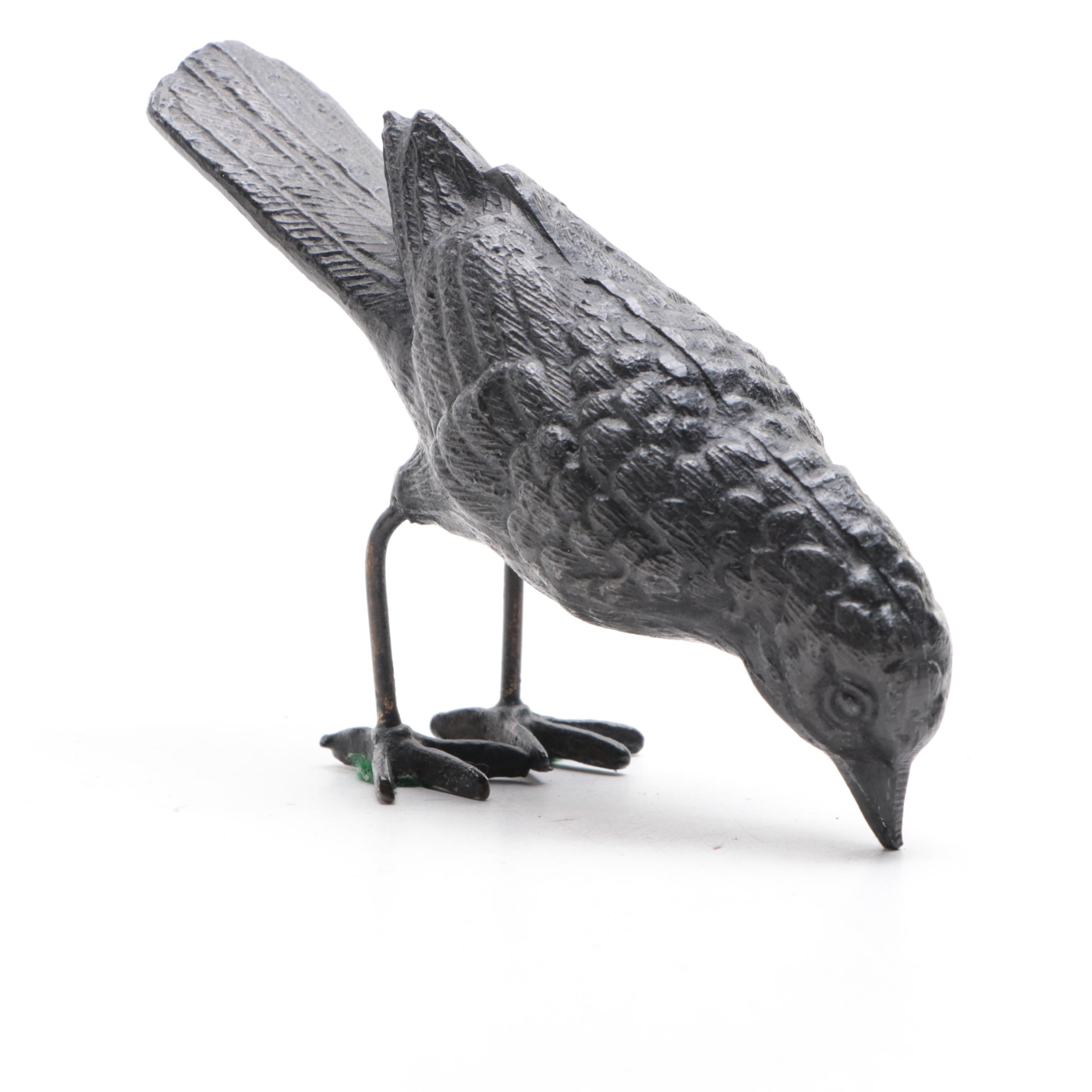 Cast Metal Bird Figurines