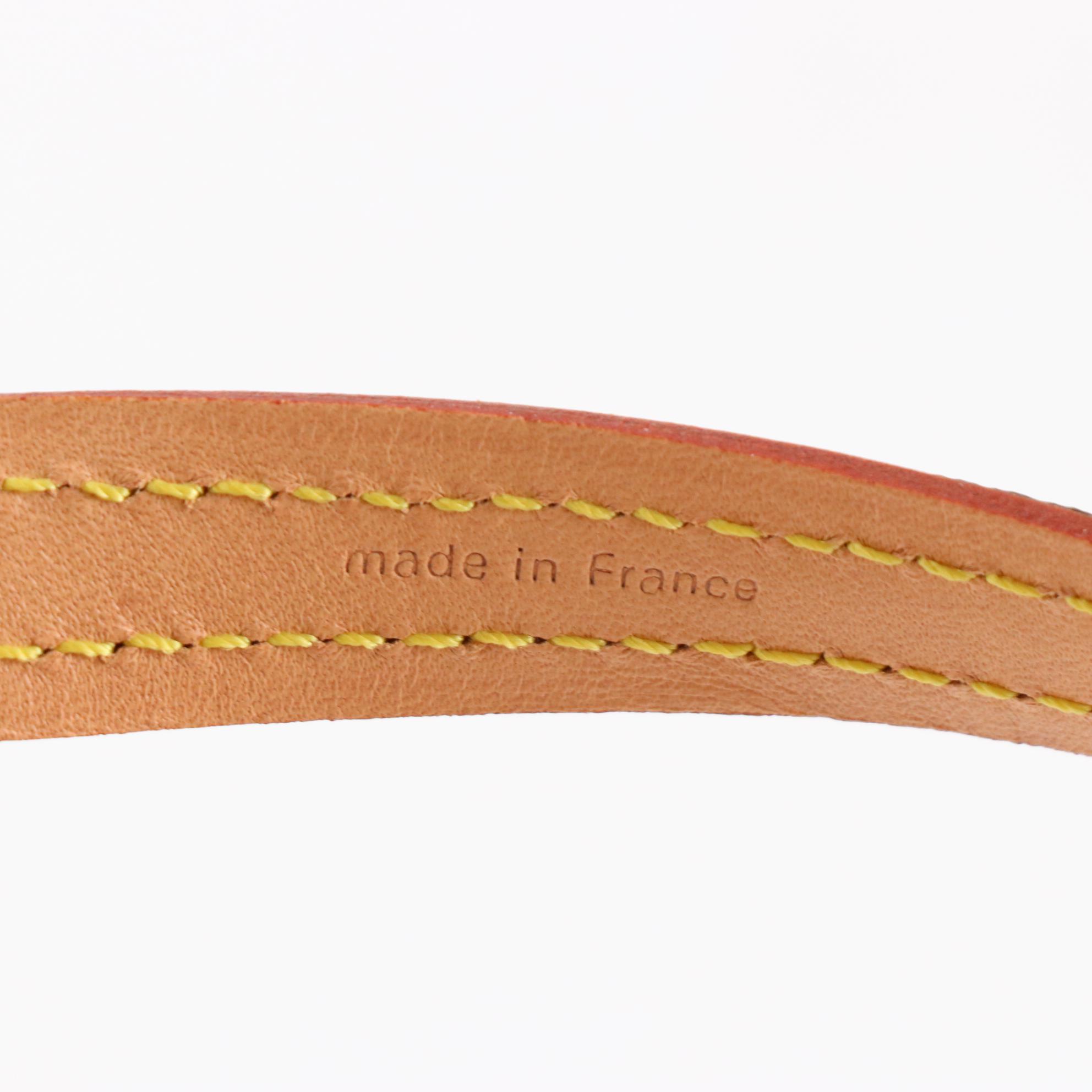 Louis Vuitton Baxter MM Pet Leash in Monogram Canvas and Leather with Box