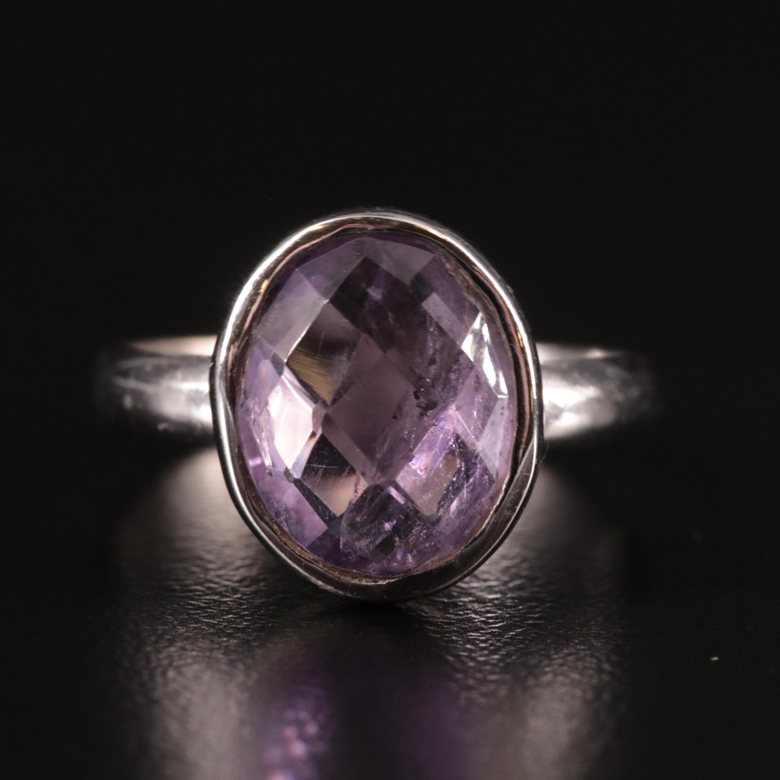 Sterling Amethyst Ring