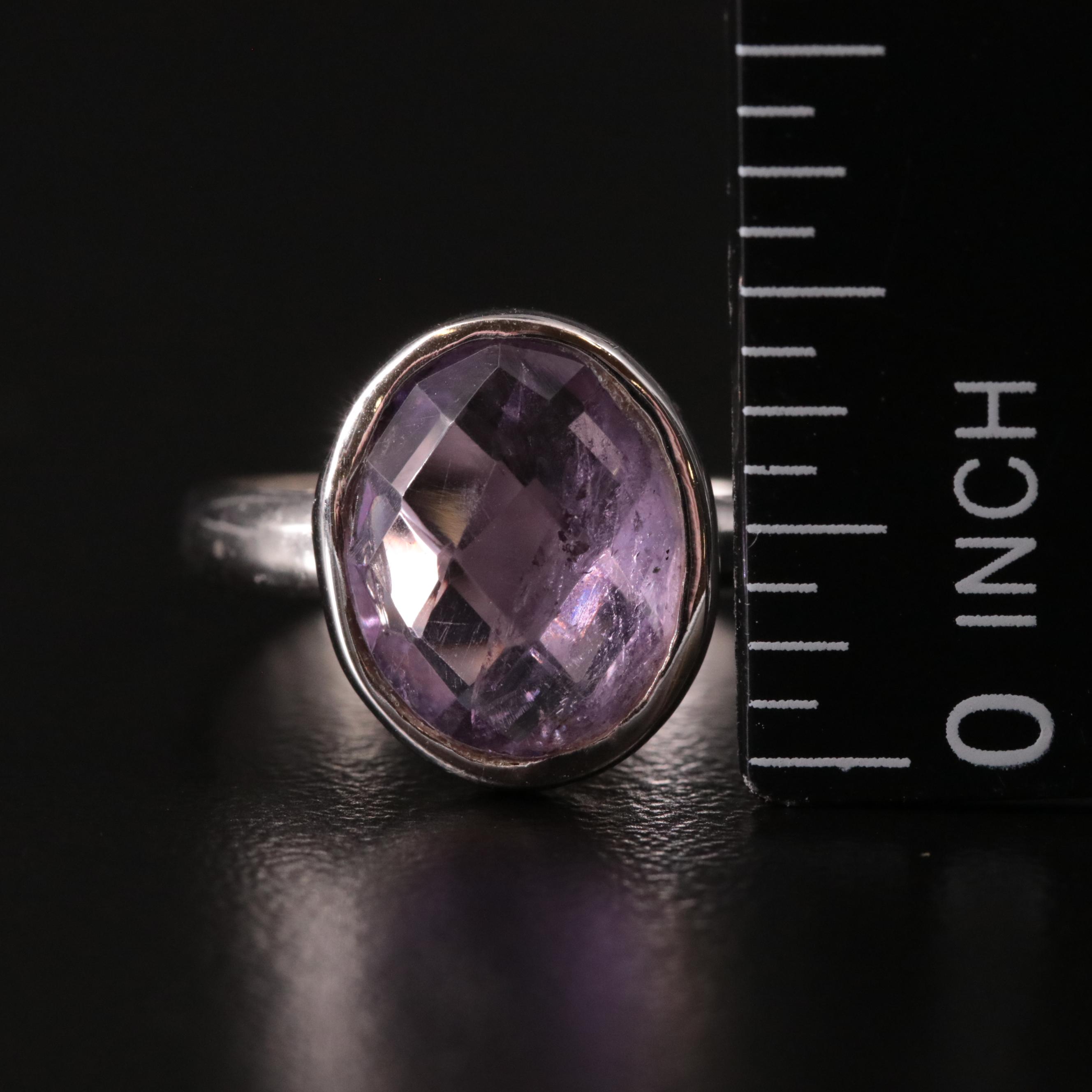 Sterling Amethyst Ring