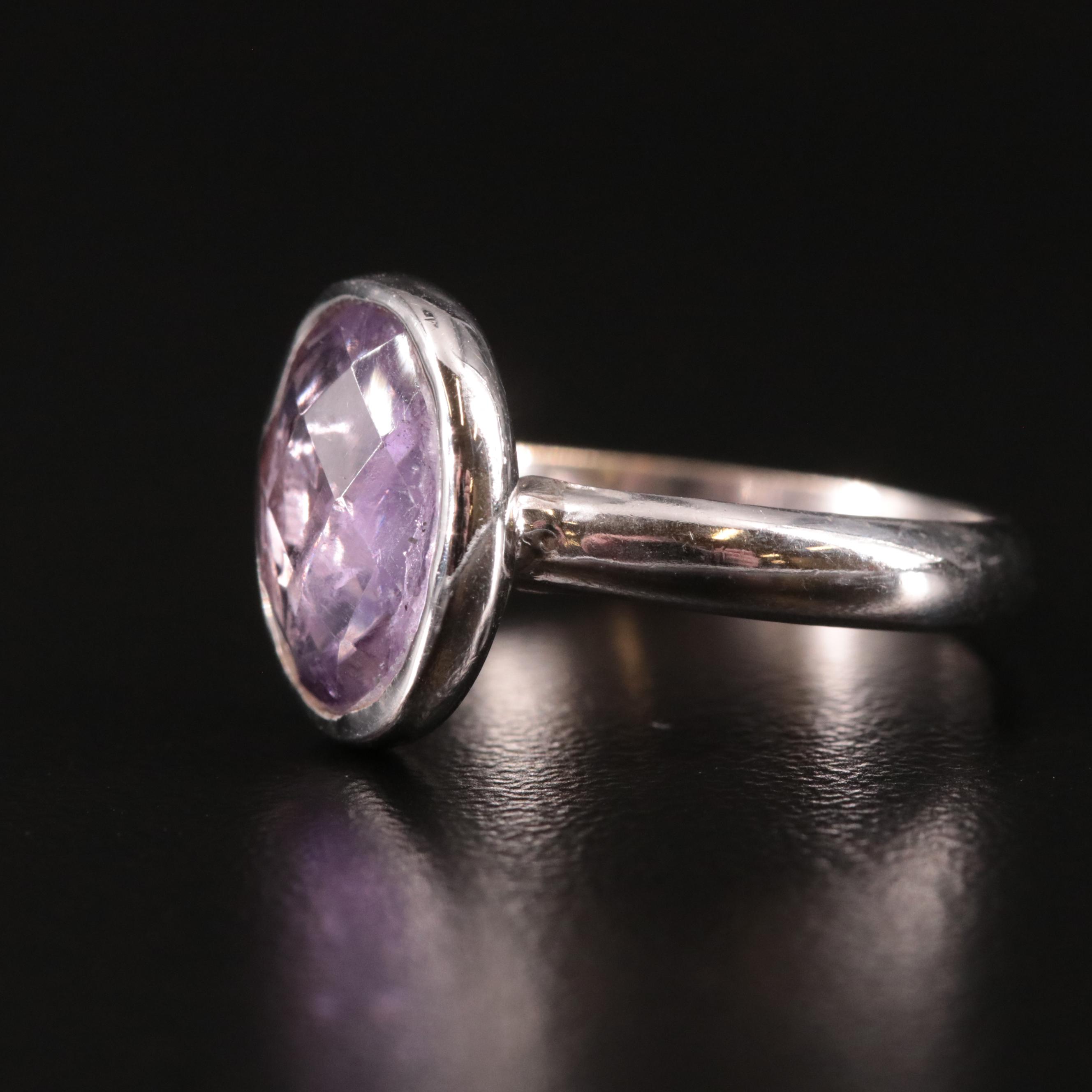 Sterling Amethyst Ring