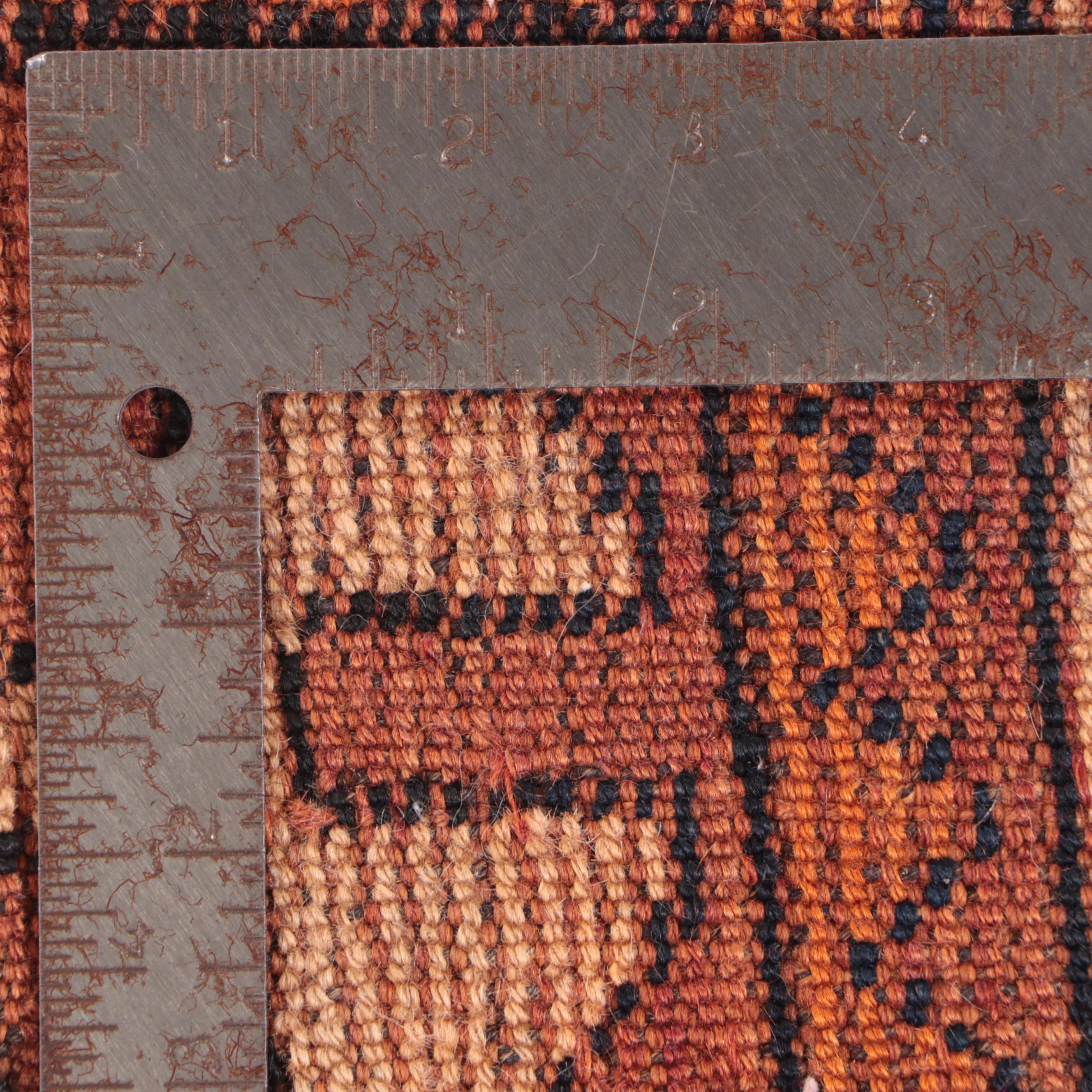 3'7 x 7' Hand-Knotted Persian Shiraz Area Rug