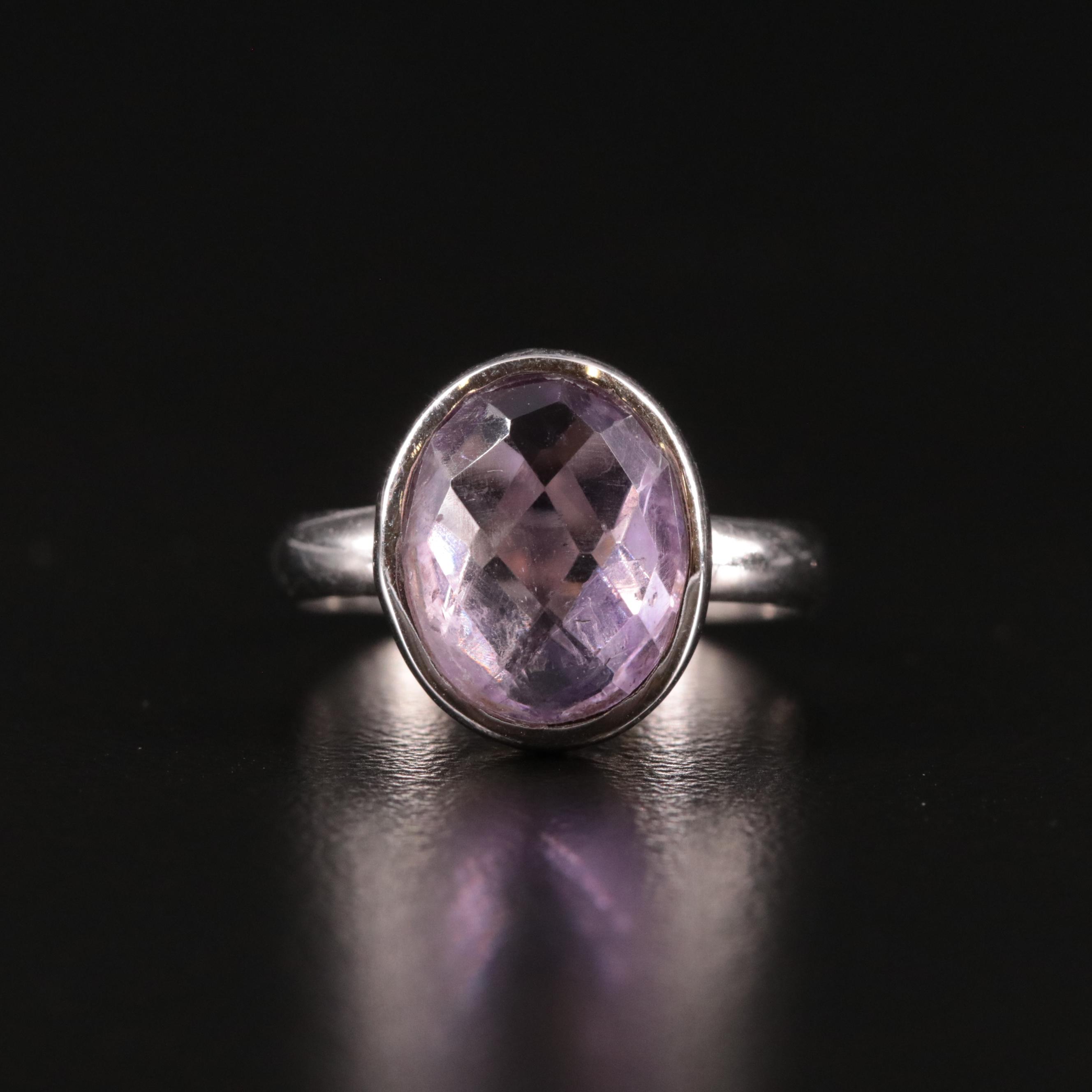 Sterling Amethyst Ring