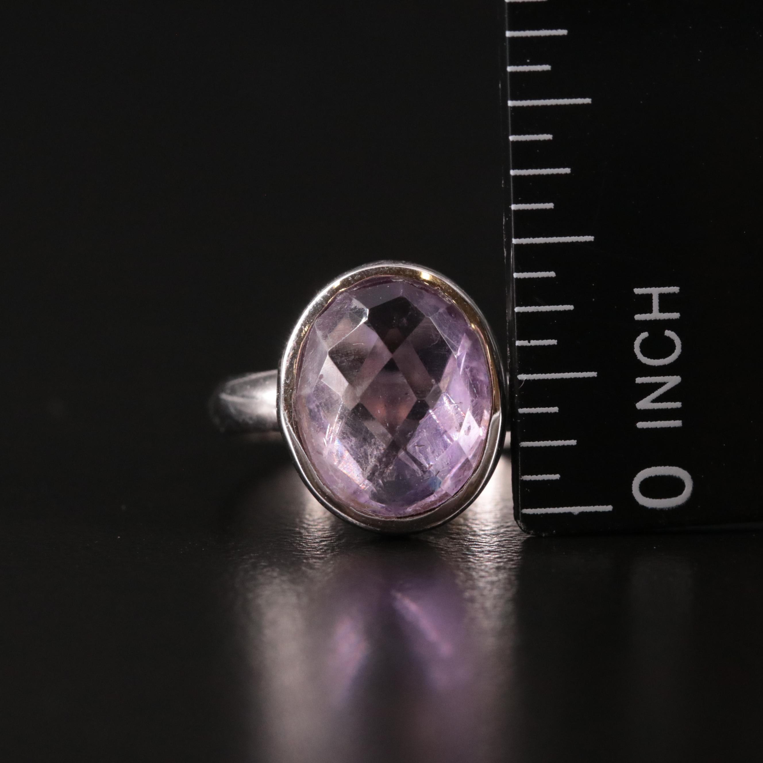 Sterling Amethyst Ring